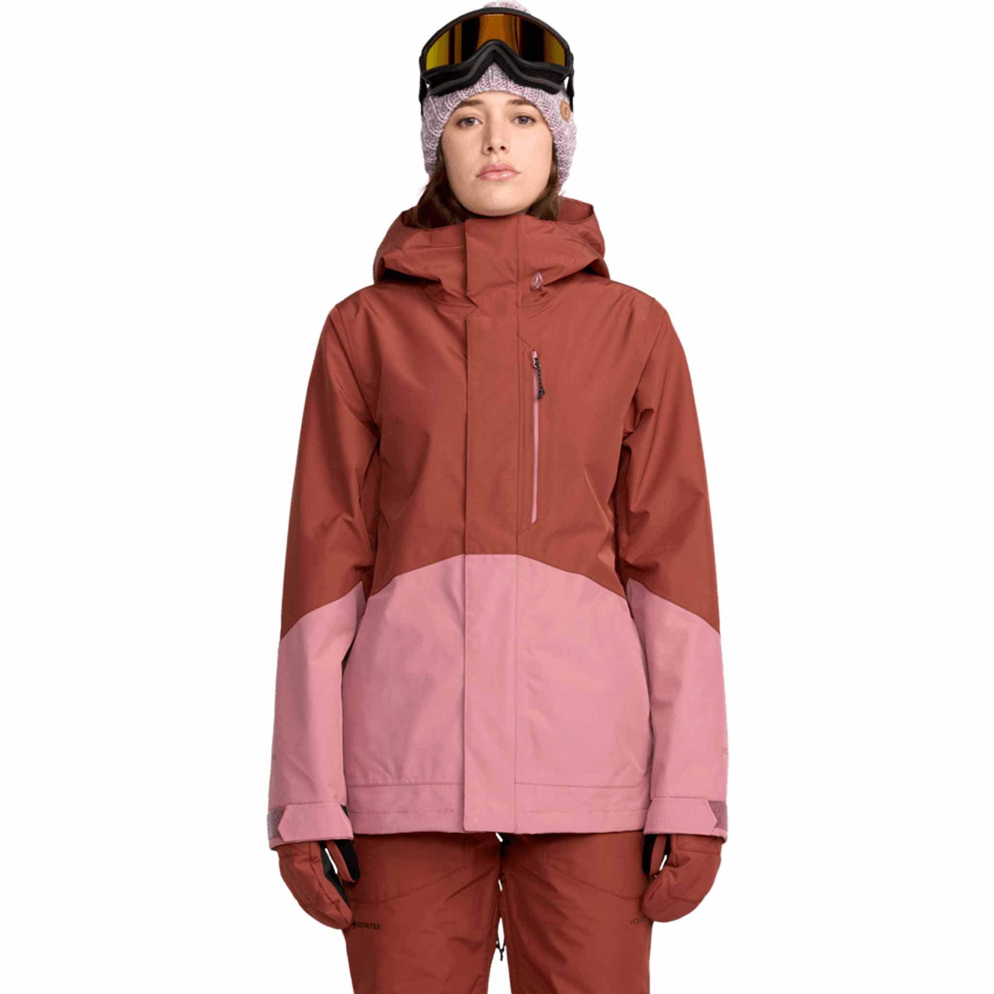 Volcom Womens VCo Eras Insulated Gore Jacket Henna 2026 Womens Snowboard Jacket