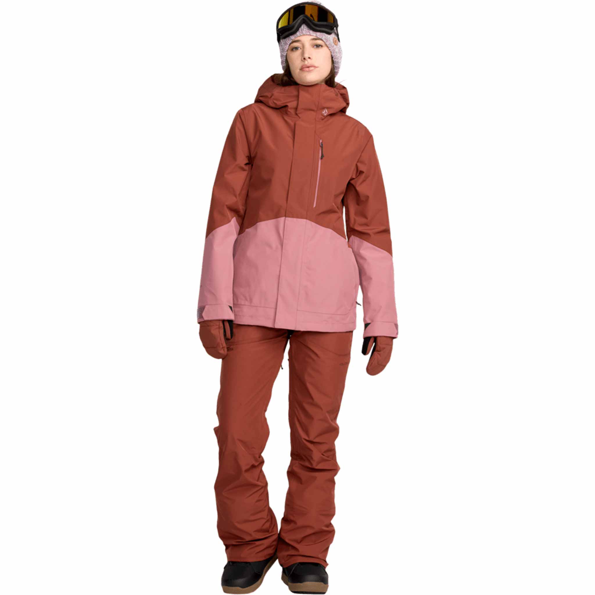 Volcom Womens VCo Eras Insulated Gore Jacket Henna 2026 Womens Snowboard Jacket