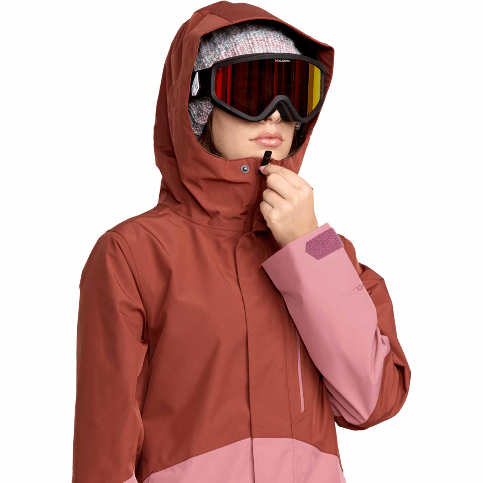 Volcom Womens VCo Eras Insulated Gore Jacket Henna 2026 Womens Snowboard Jacket