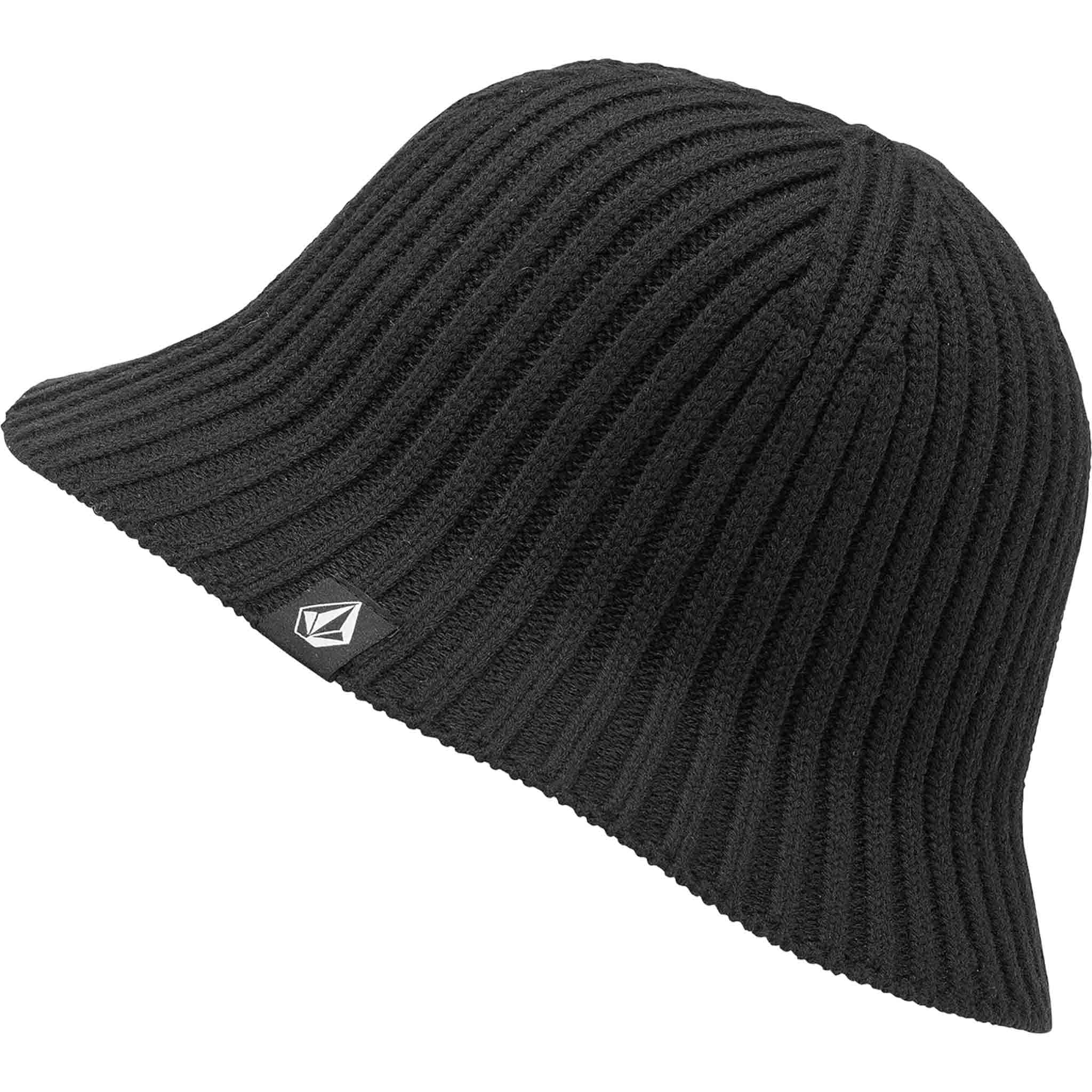 Volcom Yay Knit Bucket Hat Black