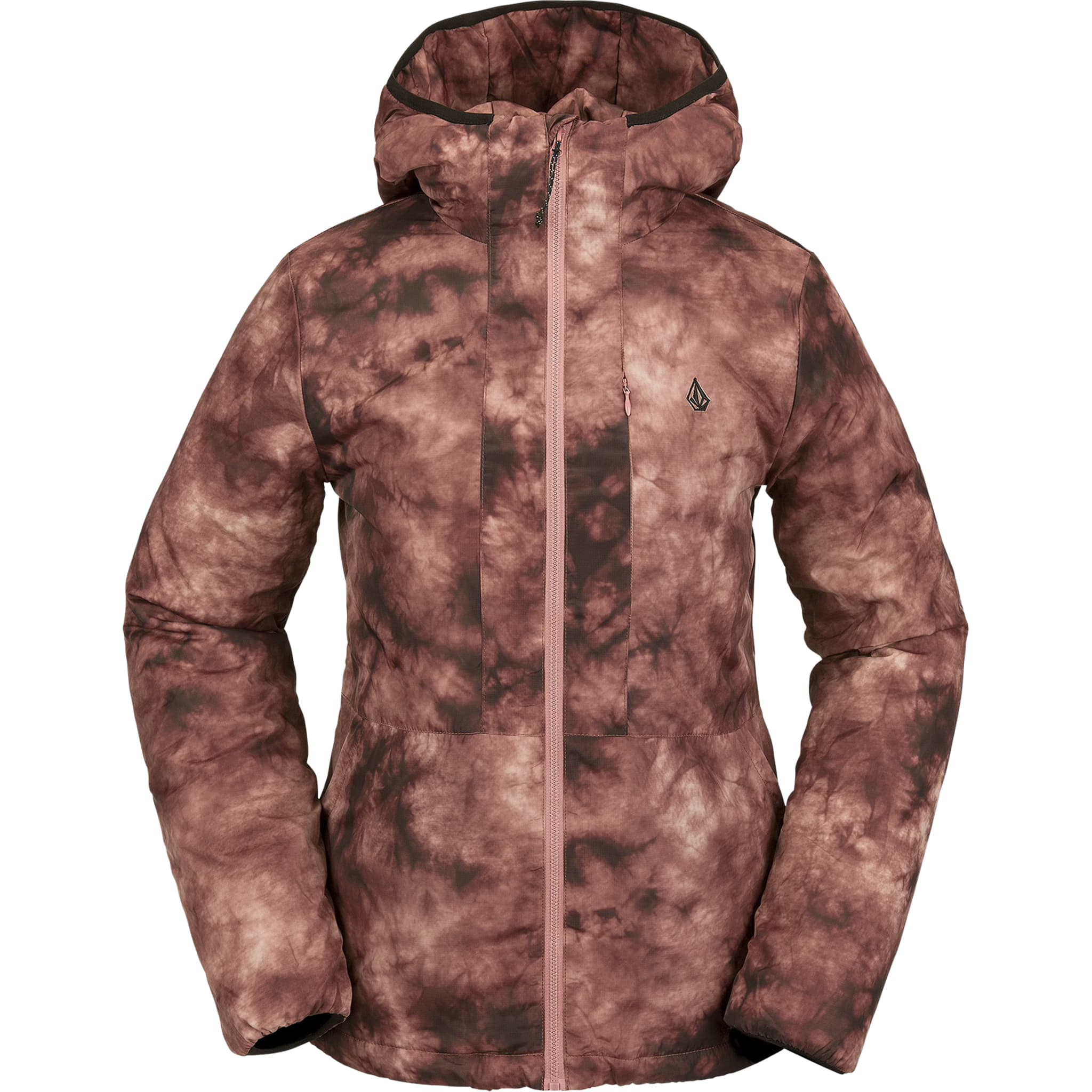 Volcom Year Round Jacket Pink Salt Wash 2024 Womens Snowboard Jackets