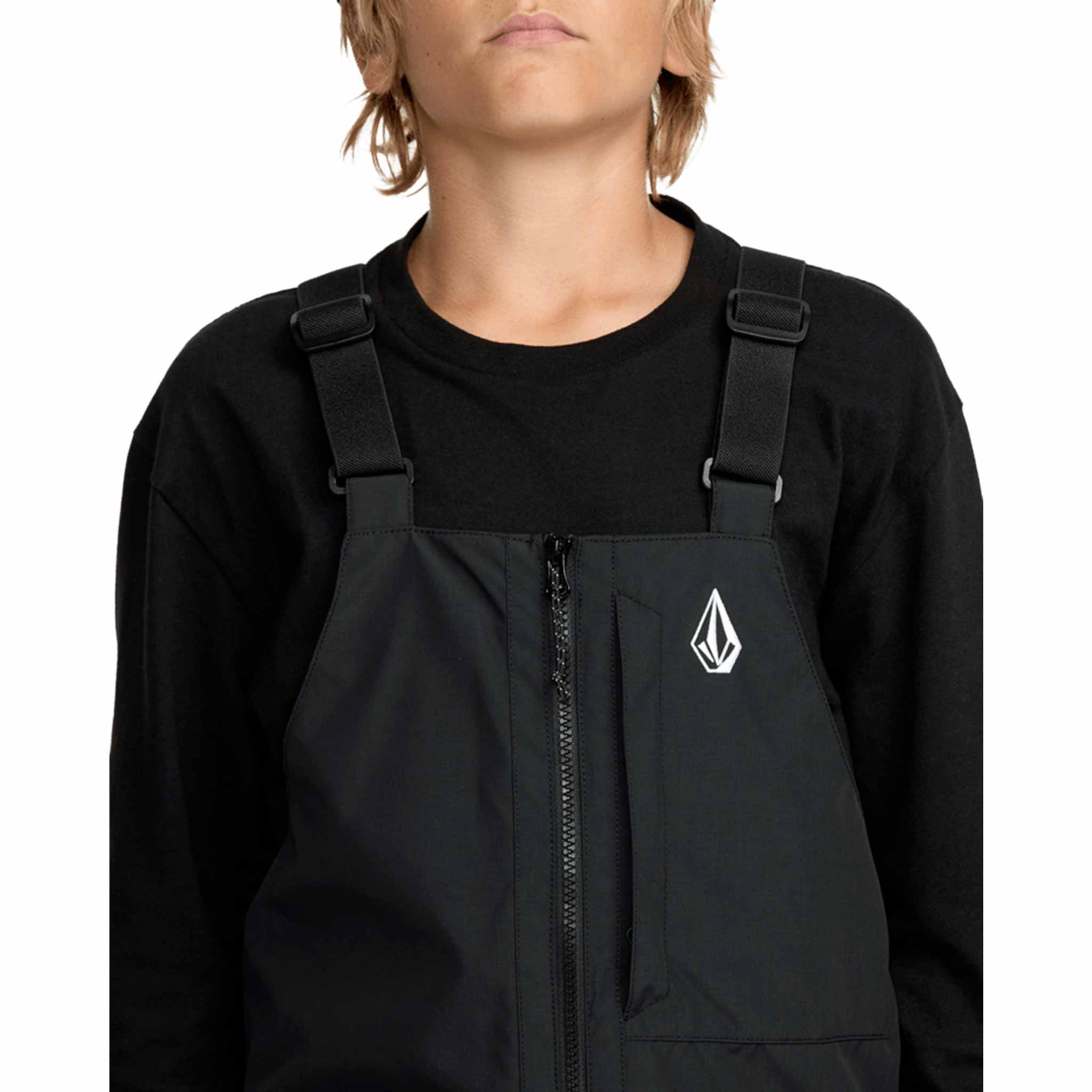 Volcom Youth Barkley Insulated Bib Overall Black 2026 Mens Snowboard Pants