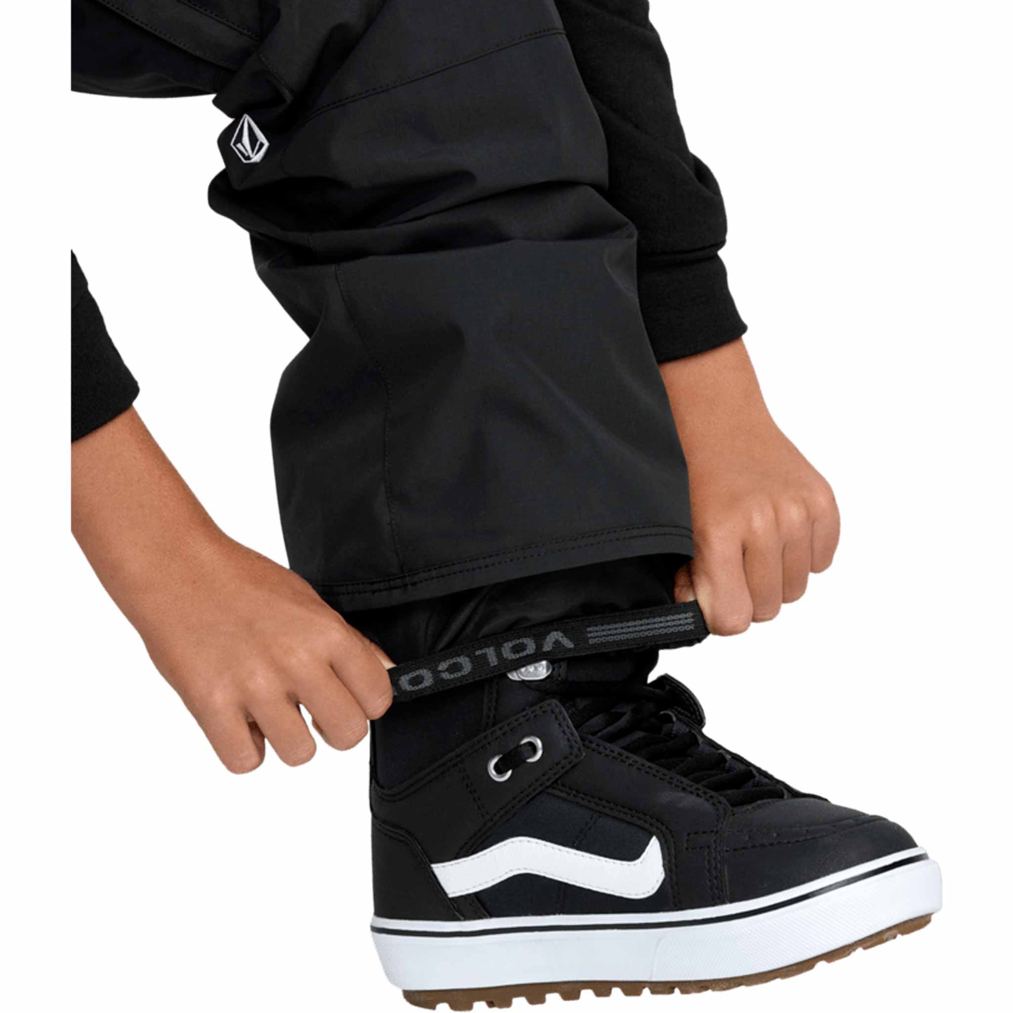 Volcom Youth Barkley Insulated Bib Overall Black 2026 Mens Snowboard Pants