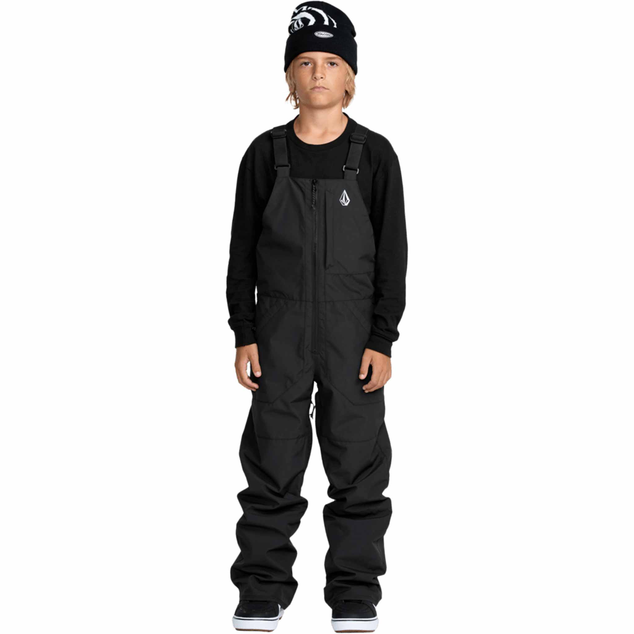 Volcom Youth Barkley Insulated Bib Overall Black 2026 Mens Snowboard Pants