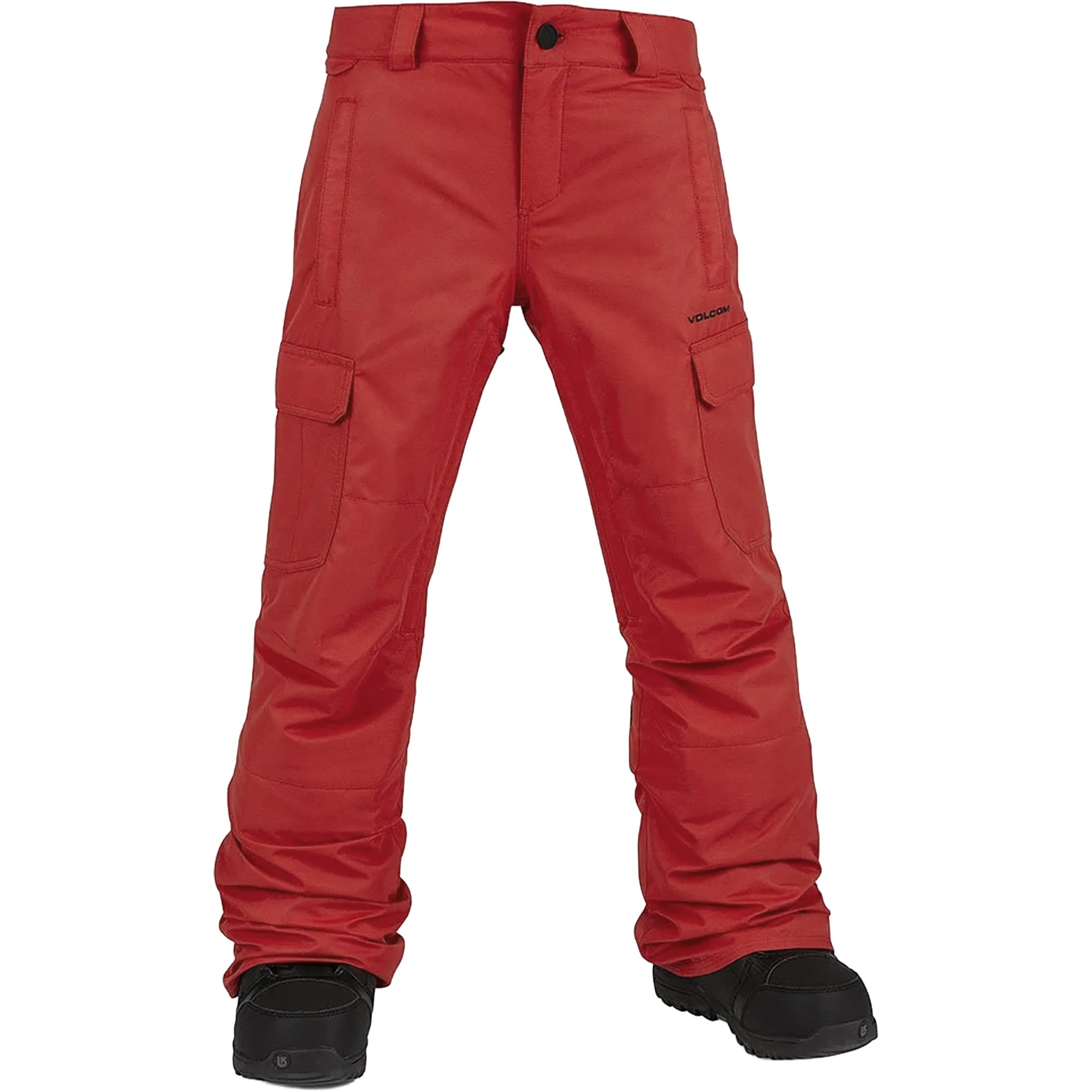 Volcom Youth Insulated Cargo Pant Burnt Red Youth Pants