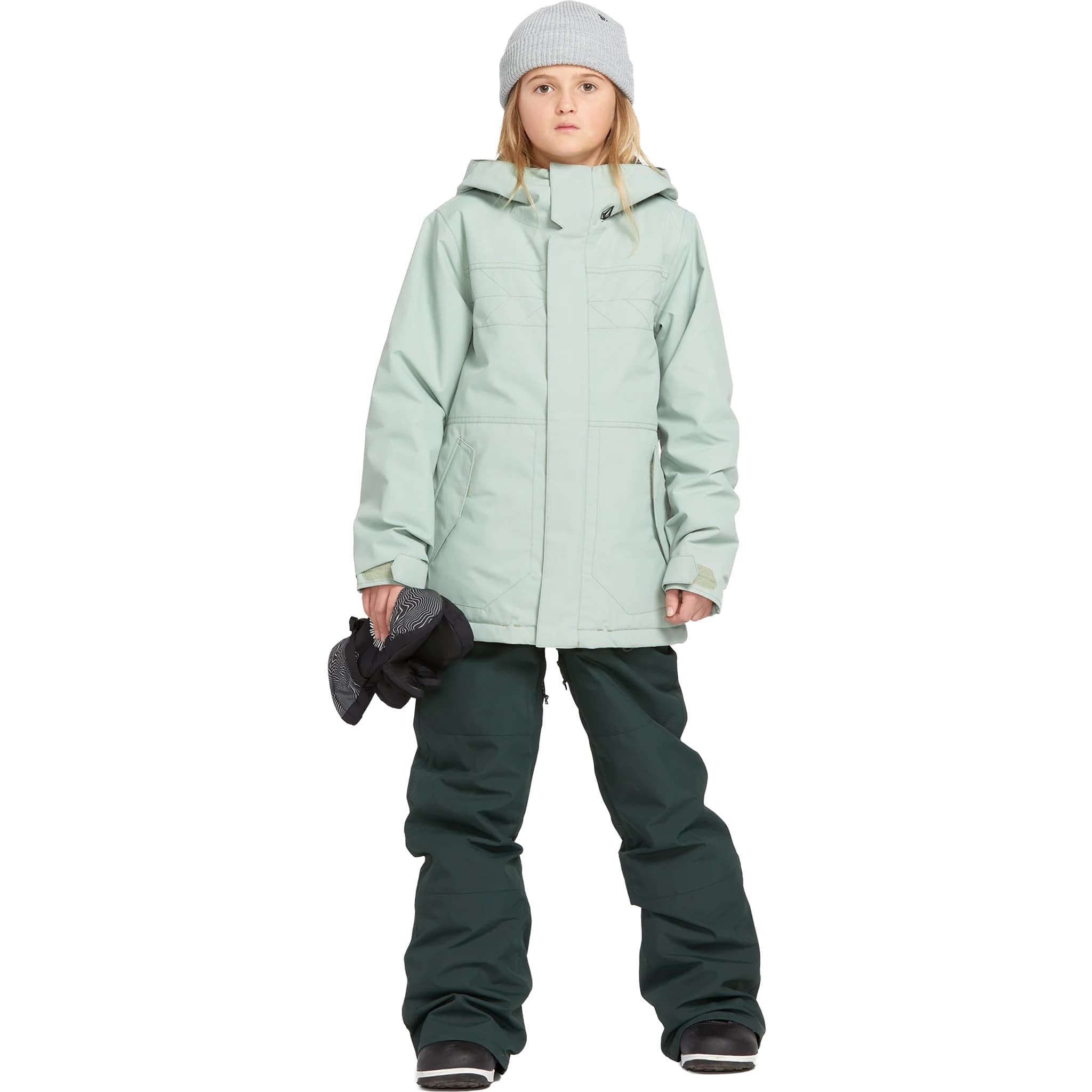 Volcom Youth So Minty Insulated Jacket Agave 2023 Youth Jackets