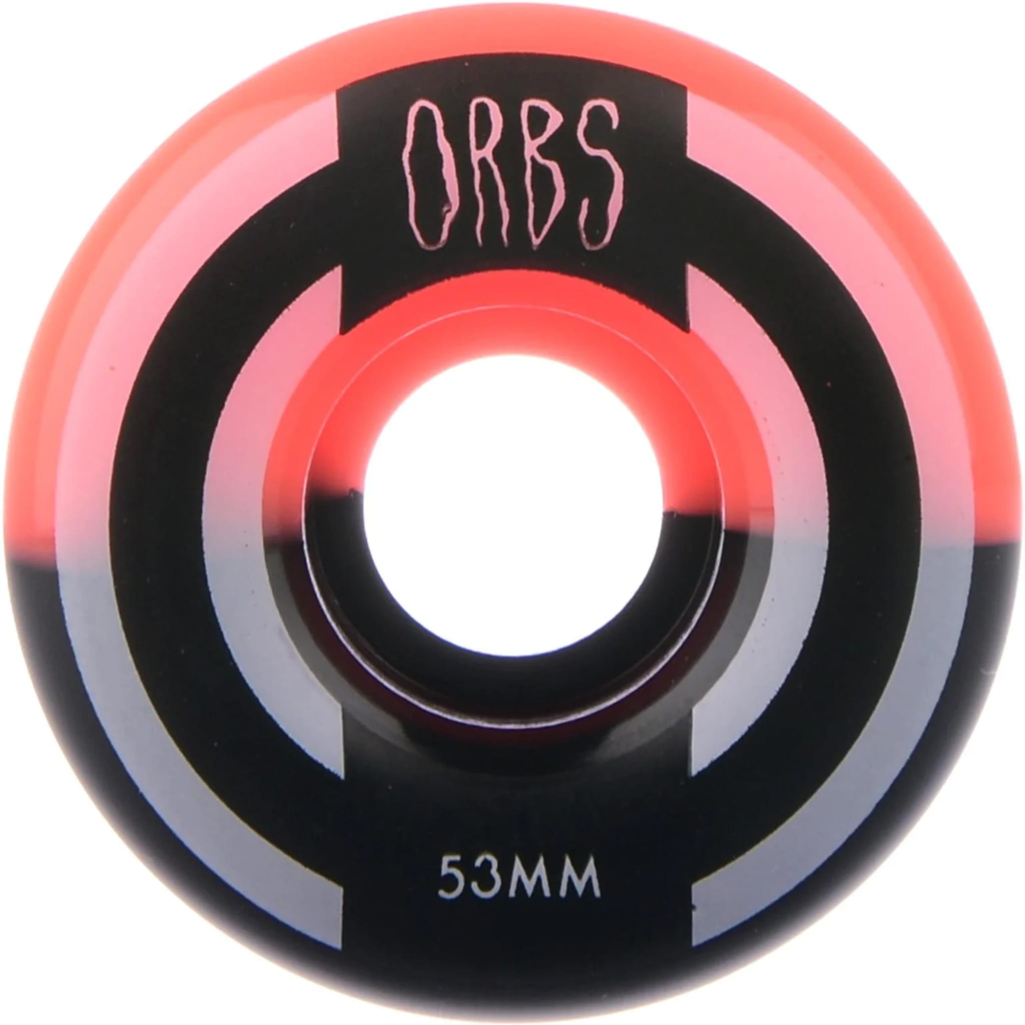 Welcome Orbs Apparitions Splits Coral Black 99a 53mm Skateboard Wheels