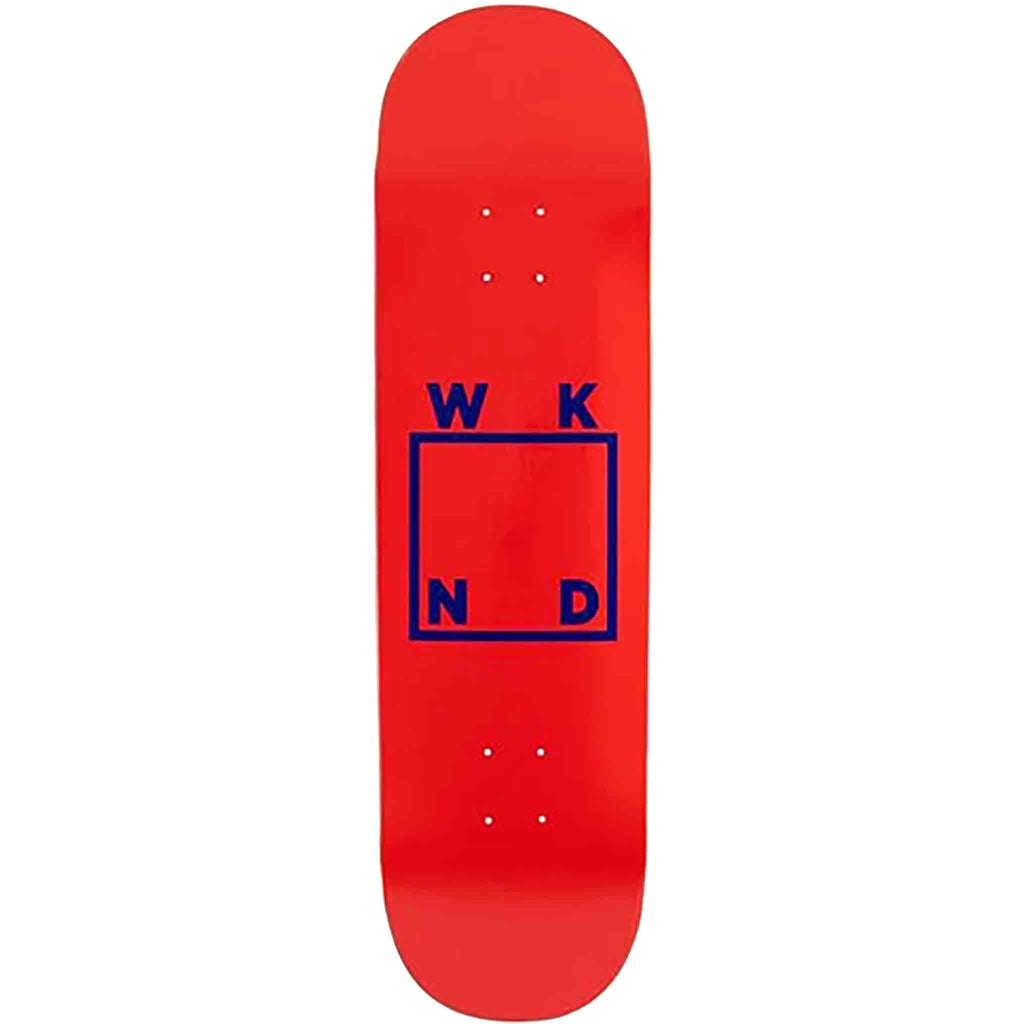 WKND Logo Red/Blue 8.6" Skateboard Deck Skateboard