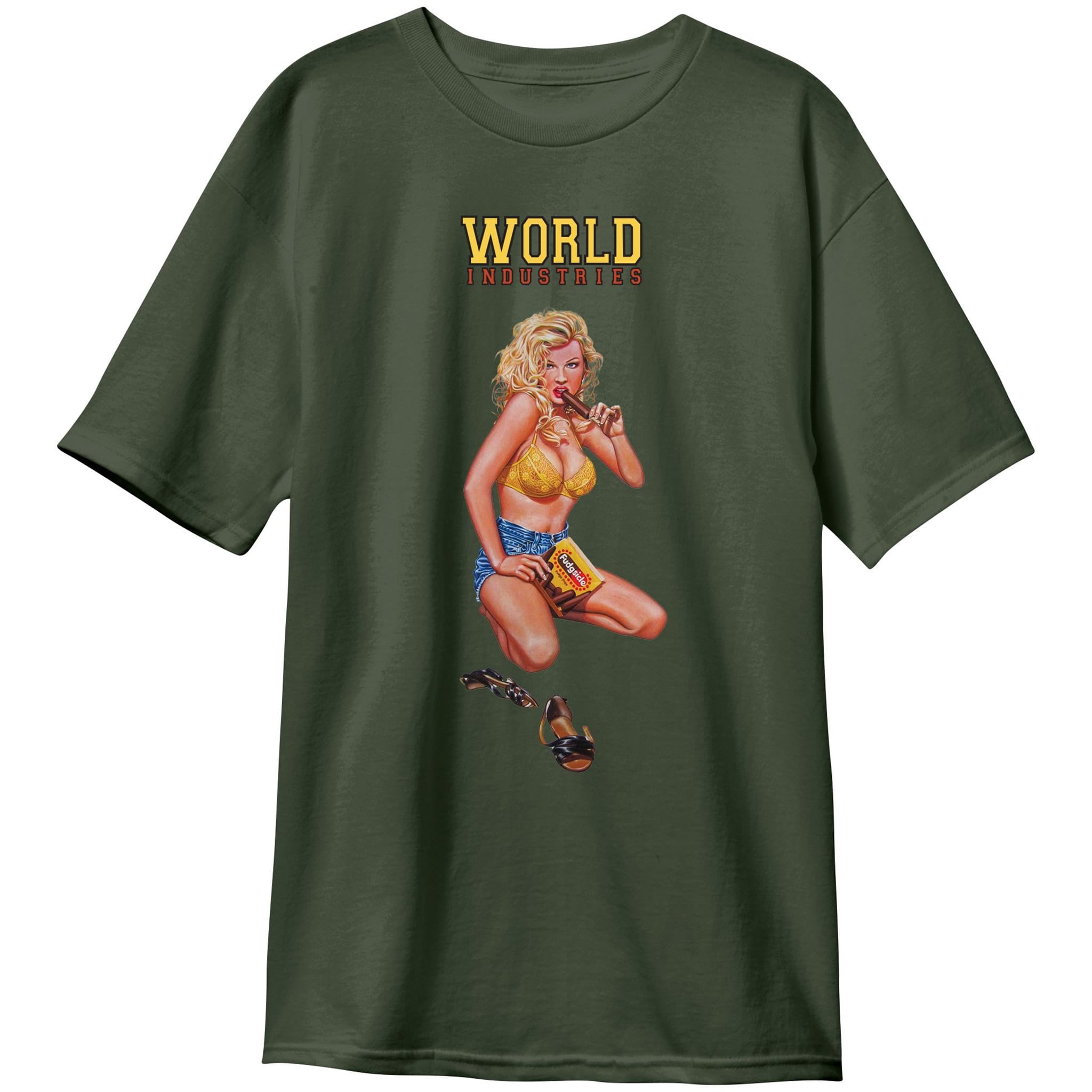 World Industries Kareem Campbell Fudgesicle Premium Tee Forest Green T-Shirt