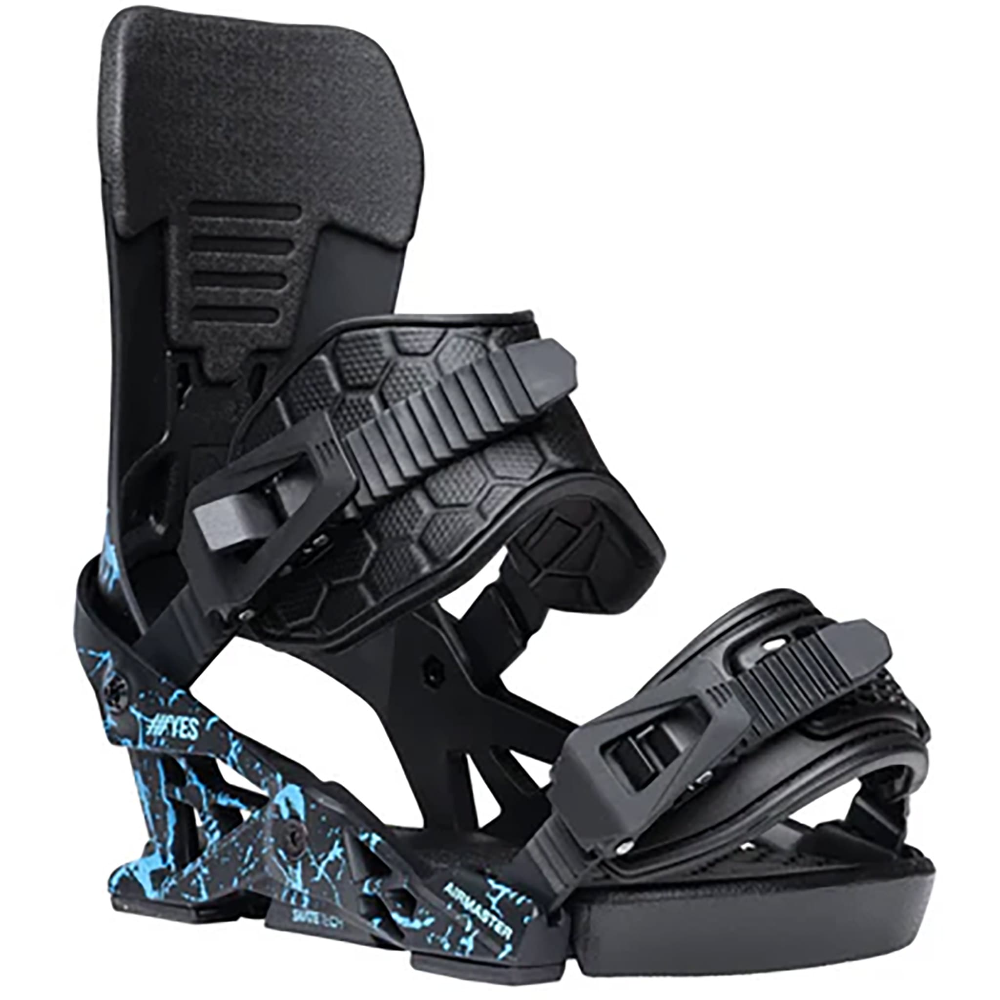 Yes Airmaster Snowboard Binding 2026 Splatter Blue Mens Snowboard Bindings
