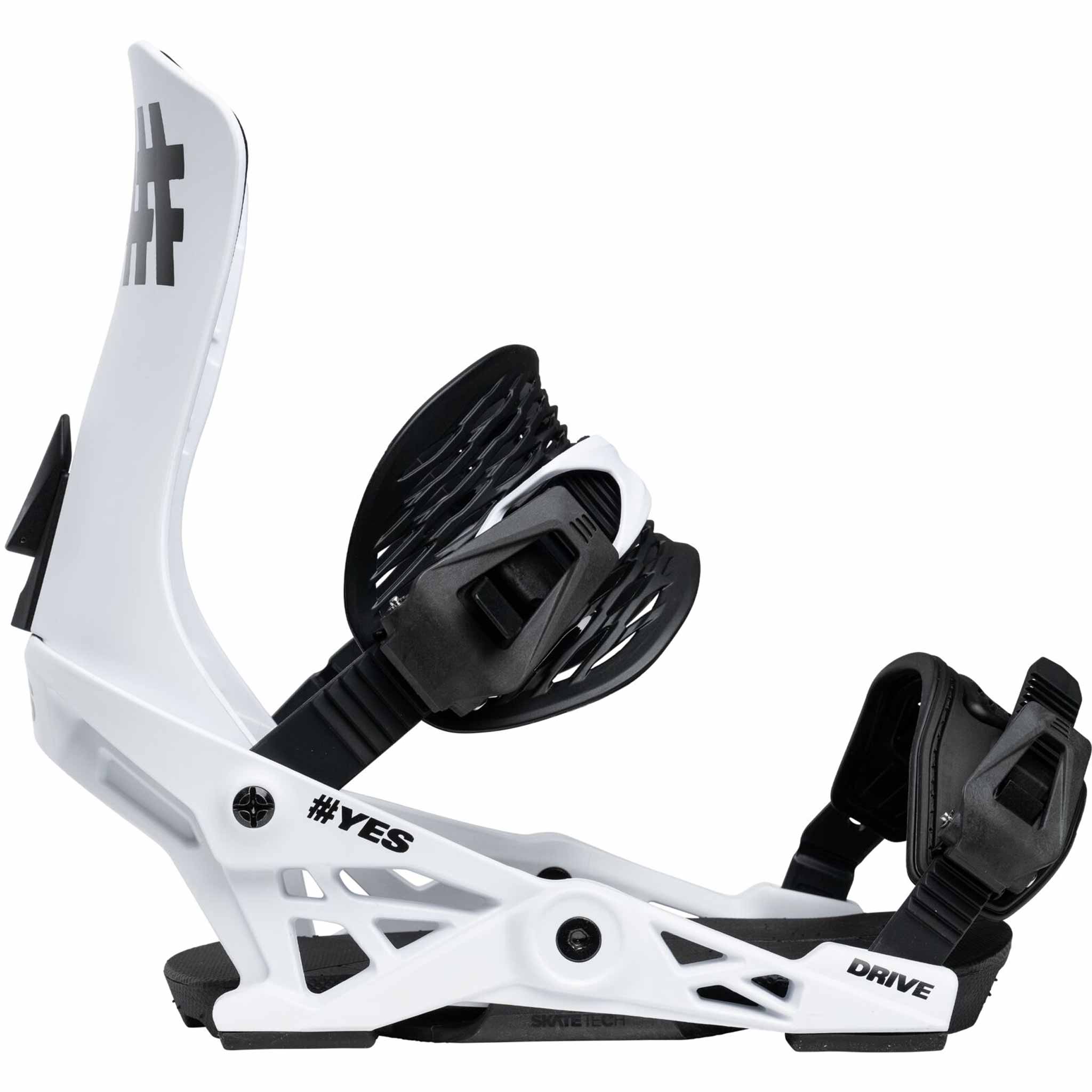 Yes Drive Snowboard Binding 2026 Its White Mens Bindings