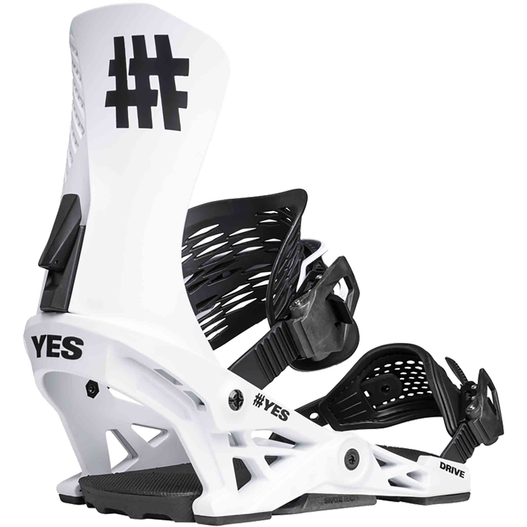 Yes Drive Snowboard Binding 2026 Its White Mens Bindings