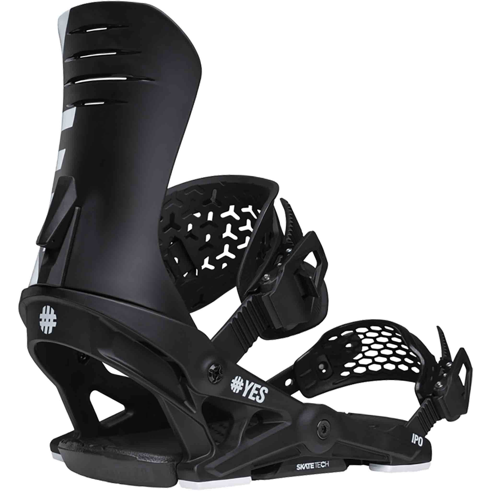 Yes Ipo Snowboard Binding 2026 Pitch Black Mens Bindings