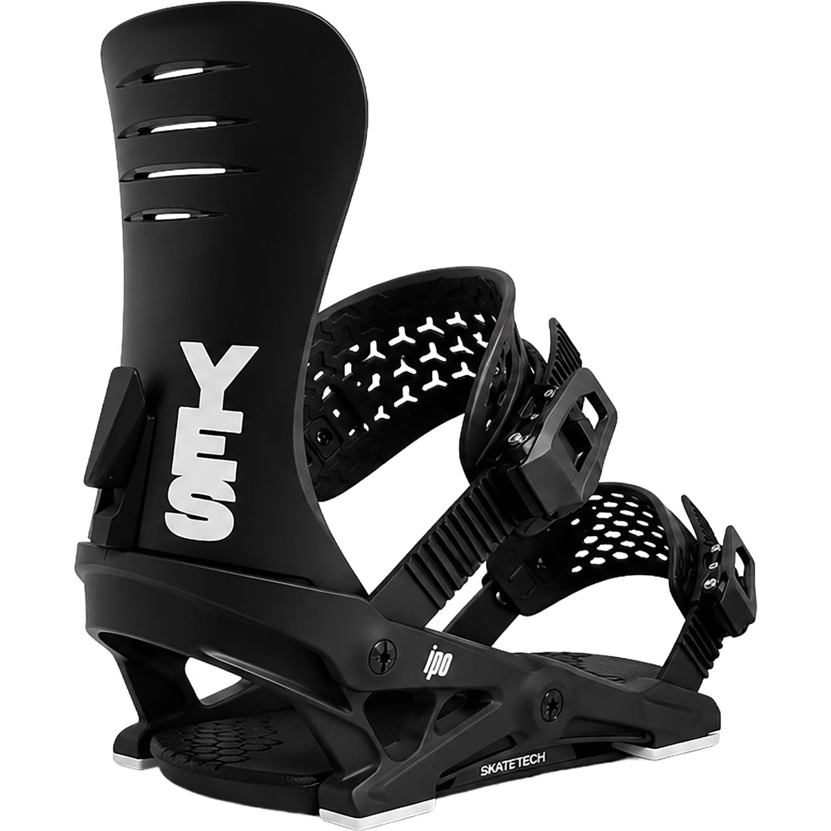 Yes IPO Snowboard Binding Black 2027 Mens Snowboard Bindings