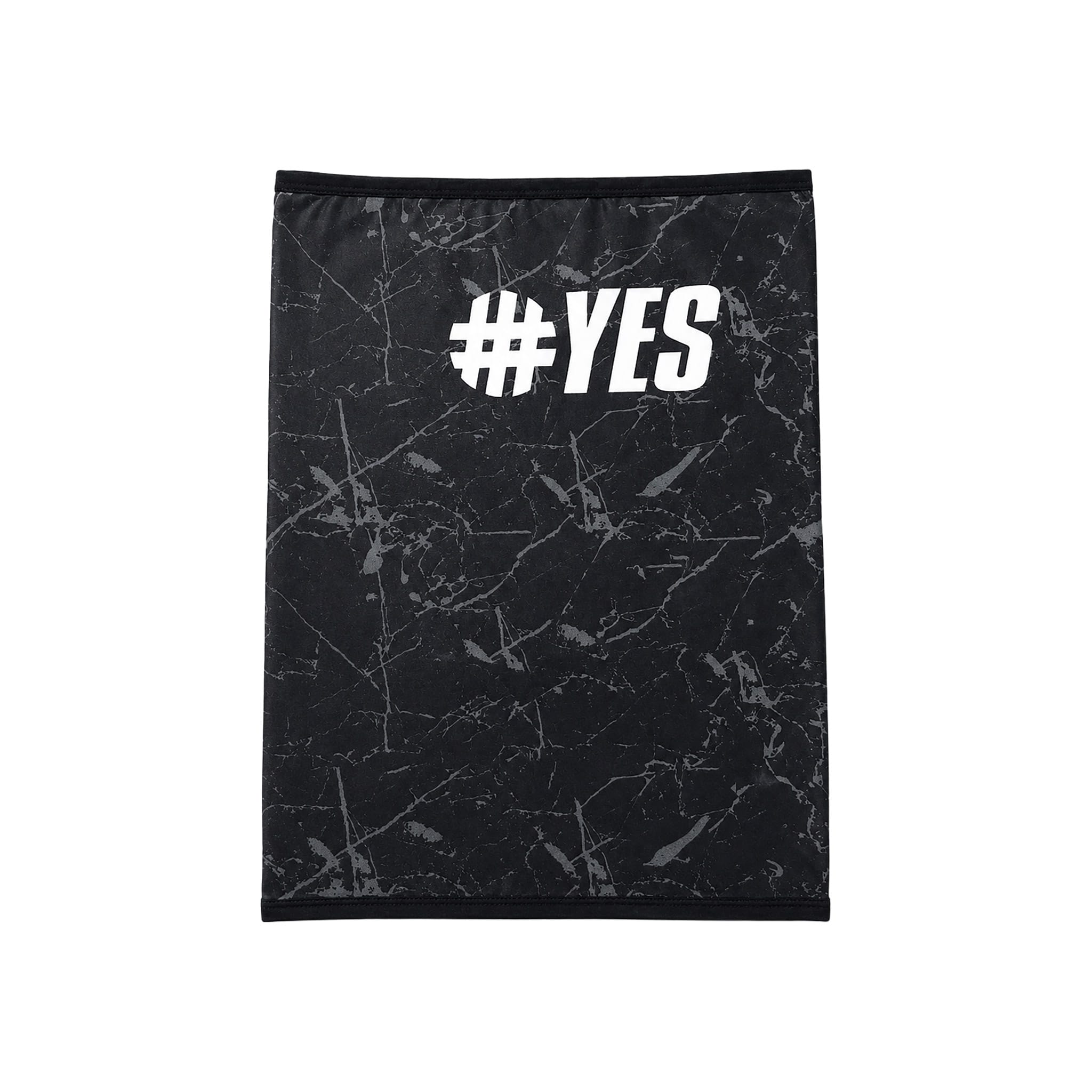 Yes Logo Neck Tube Facemask Black Facemask