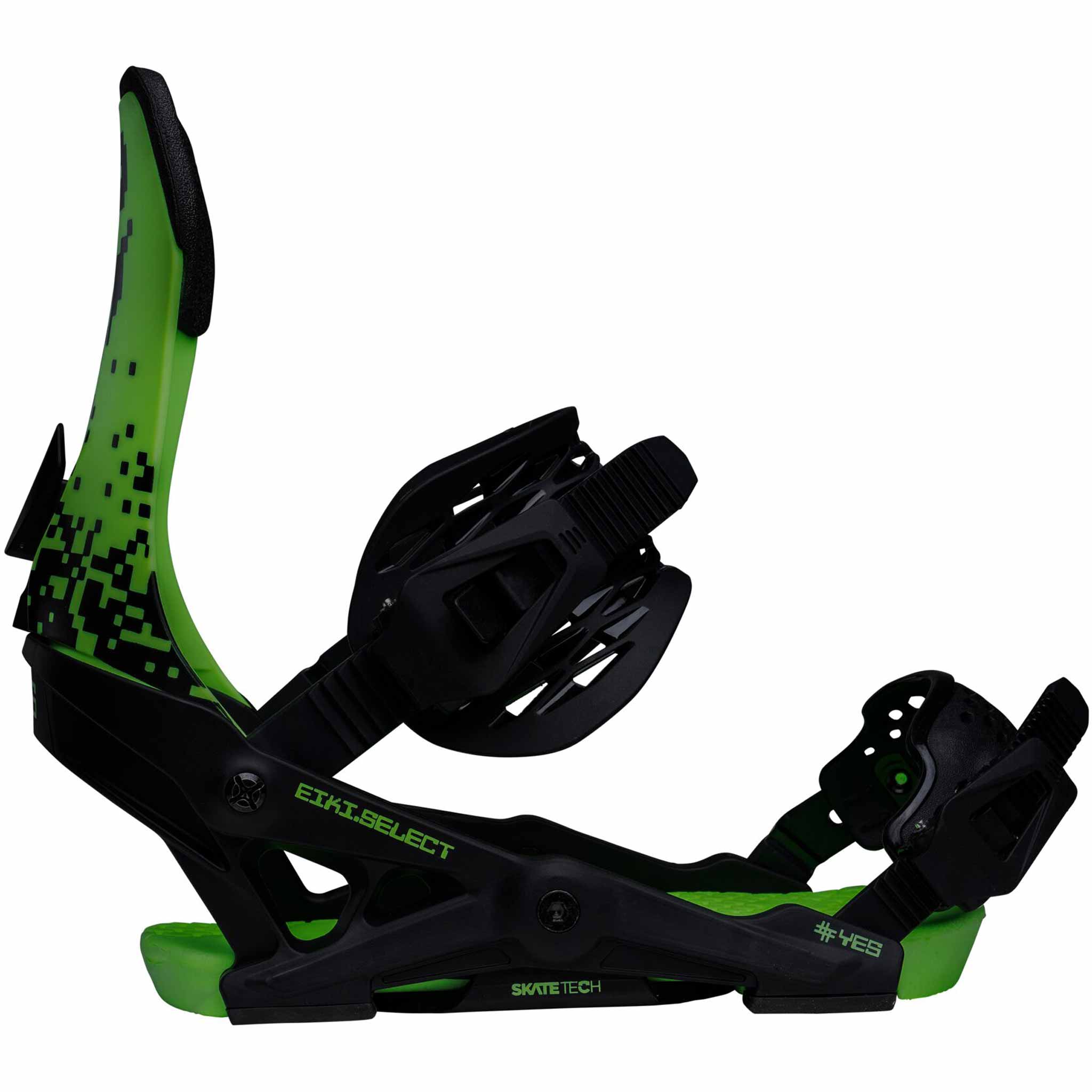 Yes Select Eiki Snowboard Binding 2026 Eiki Green Glow Mens Bindings