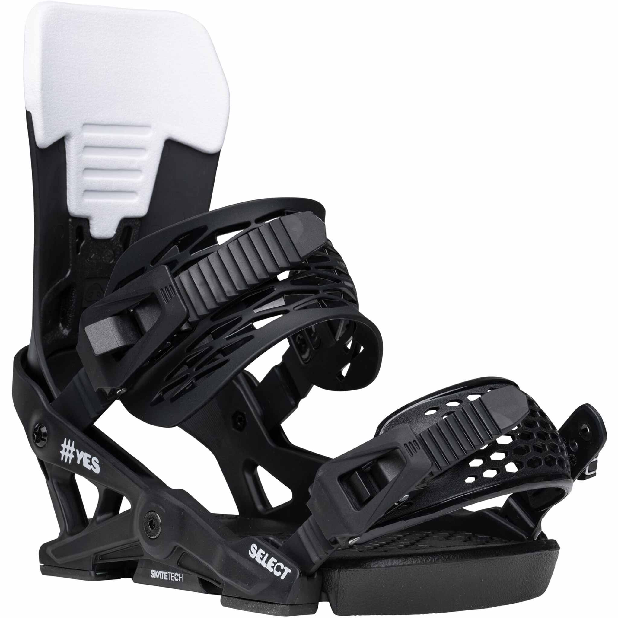 Yes Select Snowboard Binding 2026 Pitch Black Mens Bindings