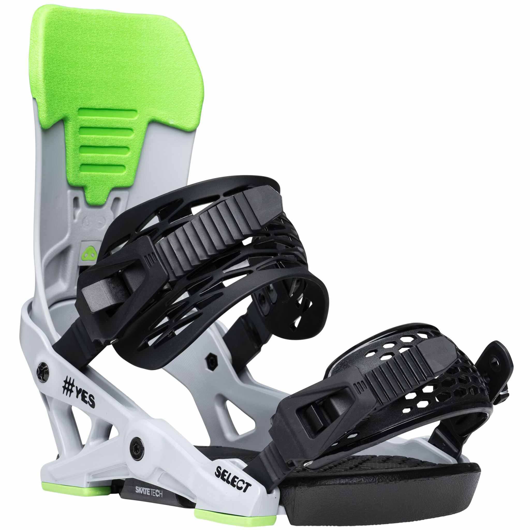 Yes Select Snowboard Binding 2026 YAY Grey Mens Bindings