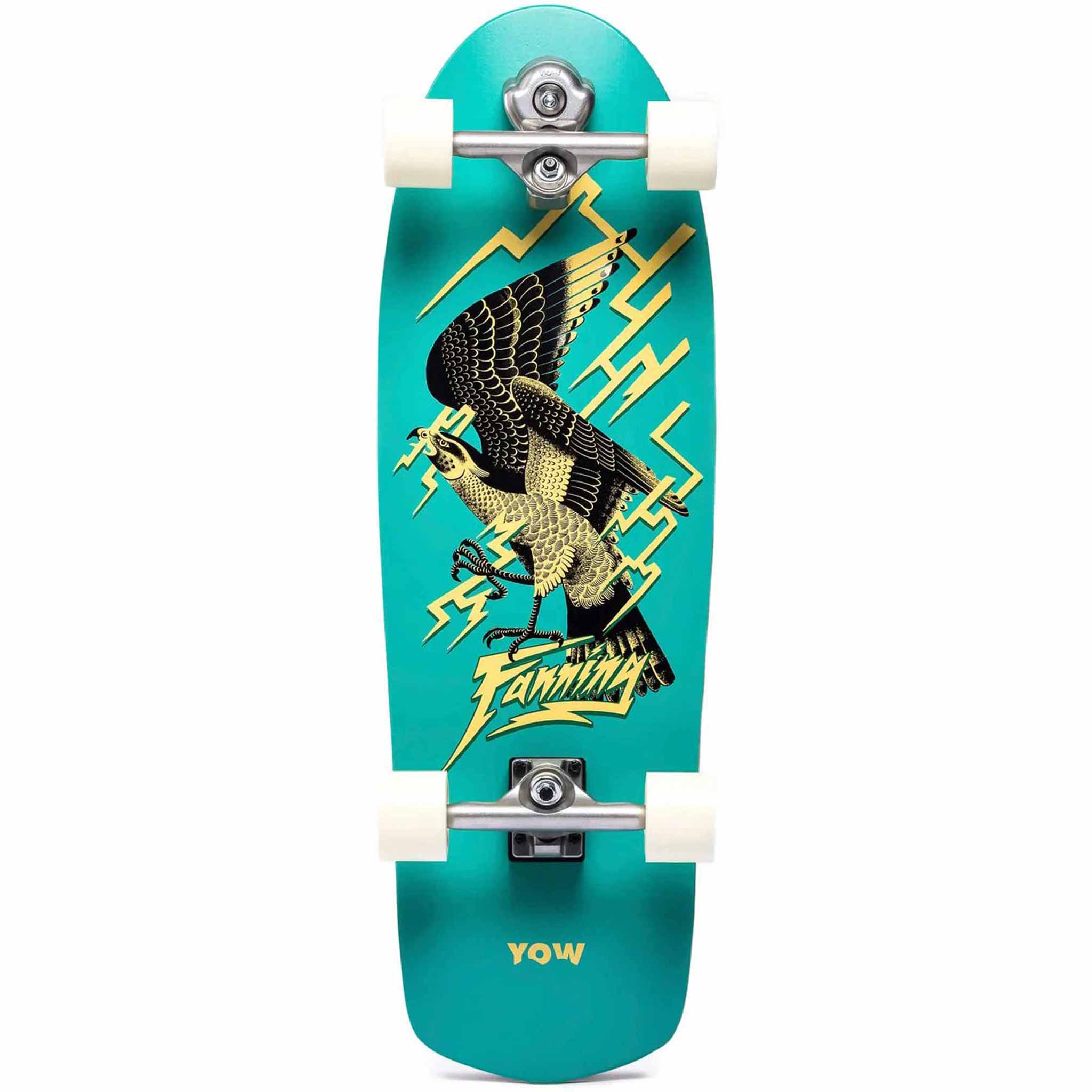 Yow Fanning Falcon Driver 32.5" Signature Series Surfskate Complete Longboard Complete