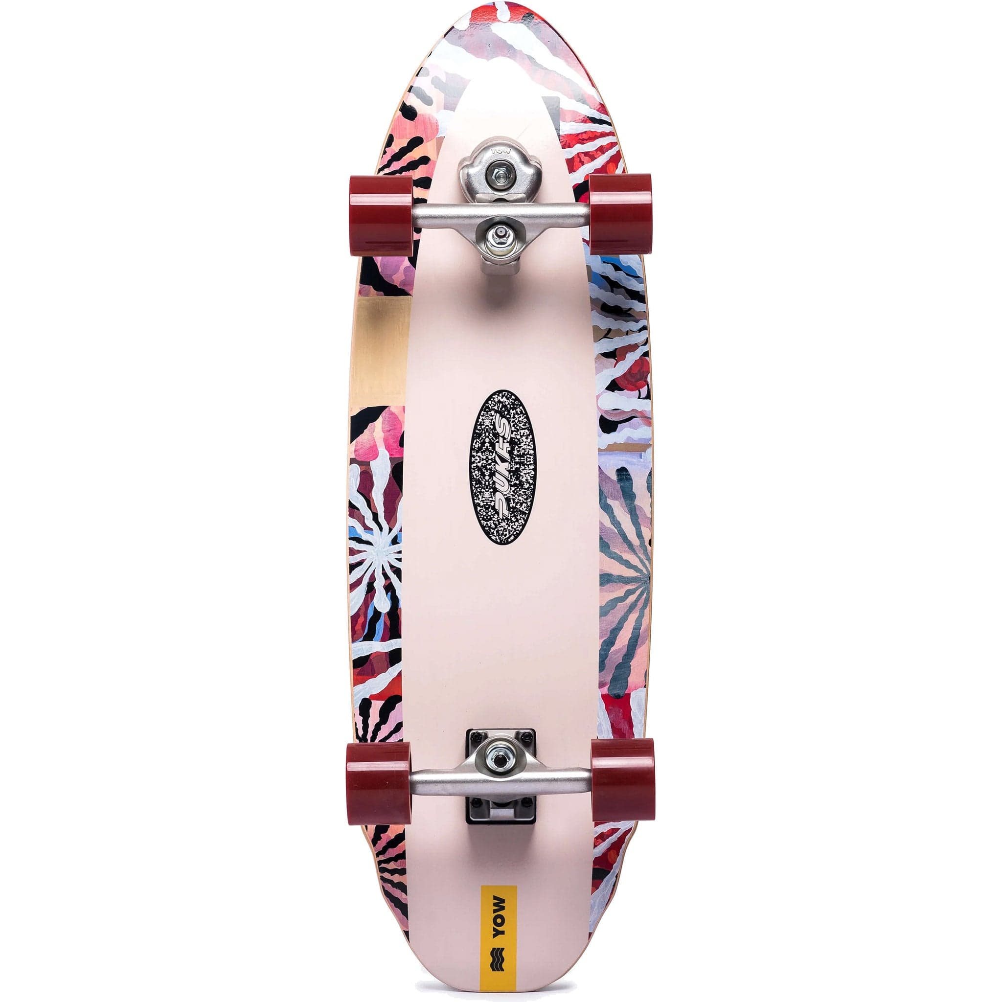 Yow X Pukas Flame 33" Surfskate Complete Longboard Complete