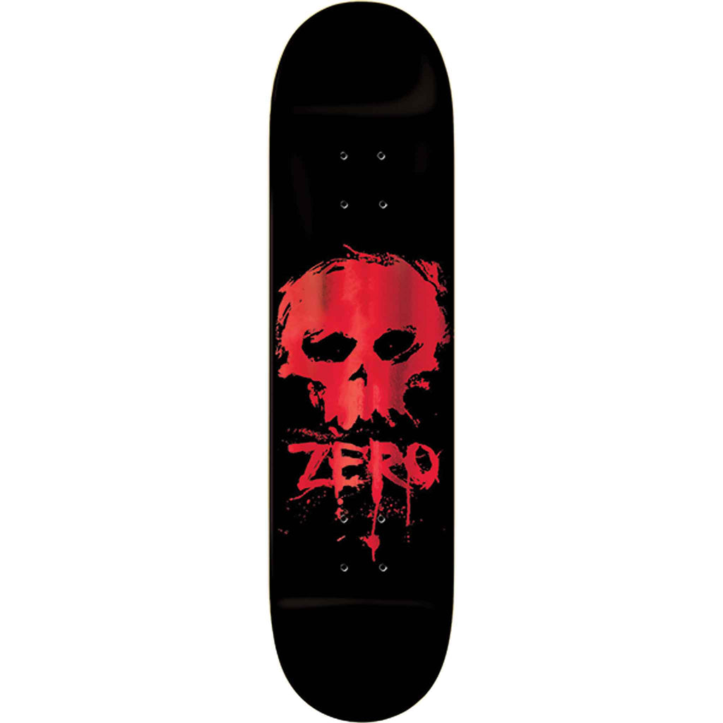 Zero Blood Skull Foil Skateboard Deck 8.5" Skateboard