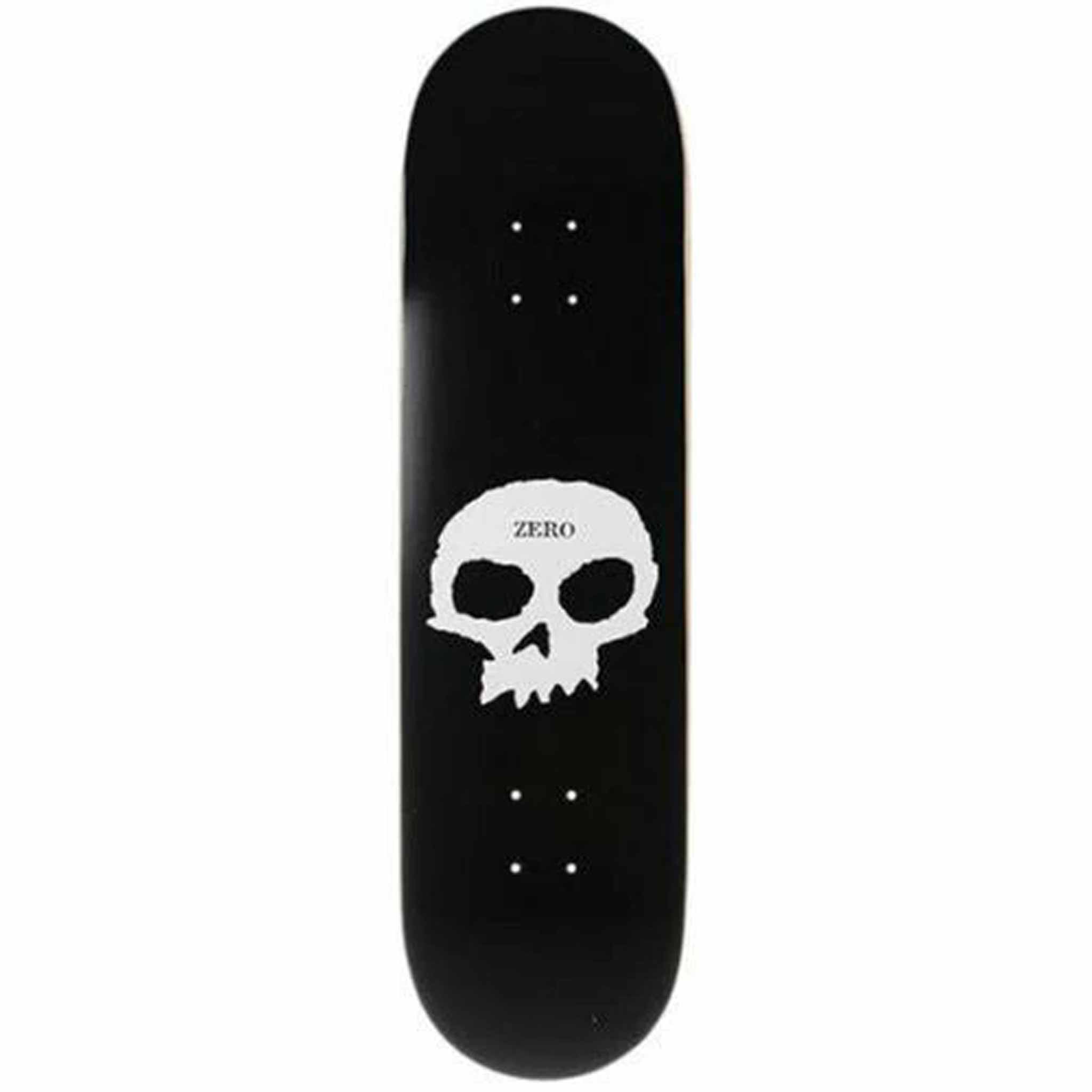 Zero Single Skull 8.25" Skateboard Deck Skateboard