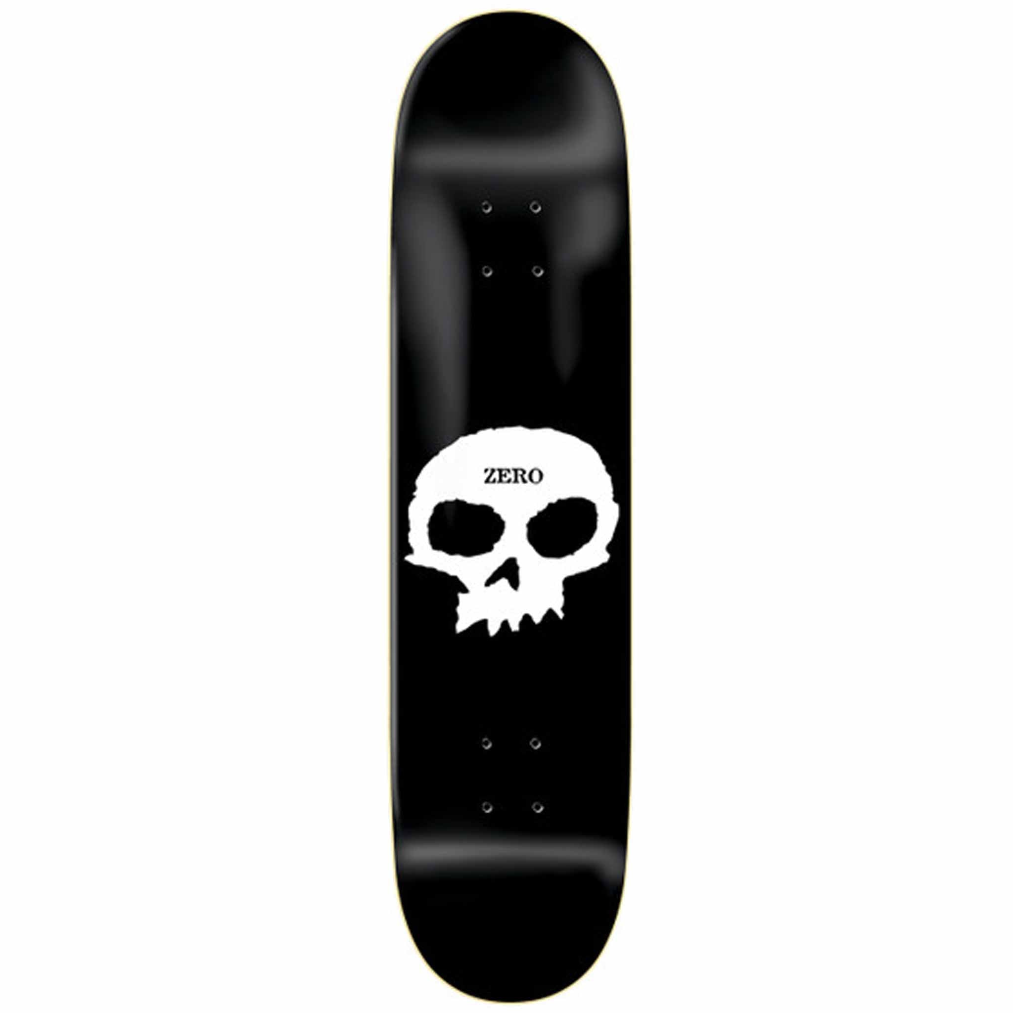 Zero Single Skull 8.5" Skateboard Deck Skateboard
