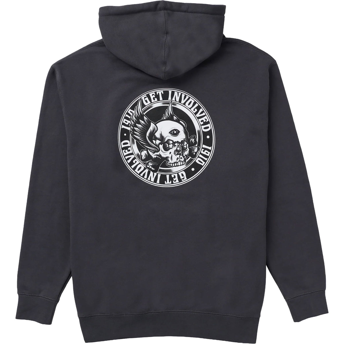 1910 Hero's III Hoodie Vintage Black Sweatshirts