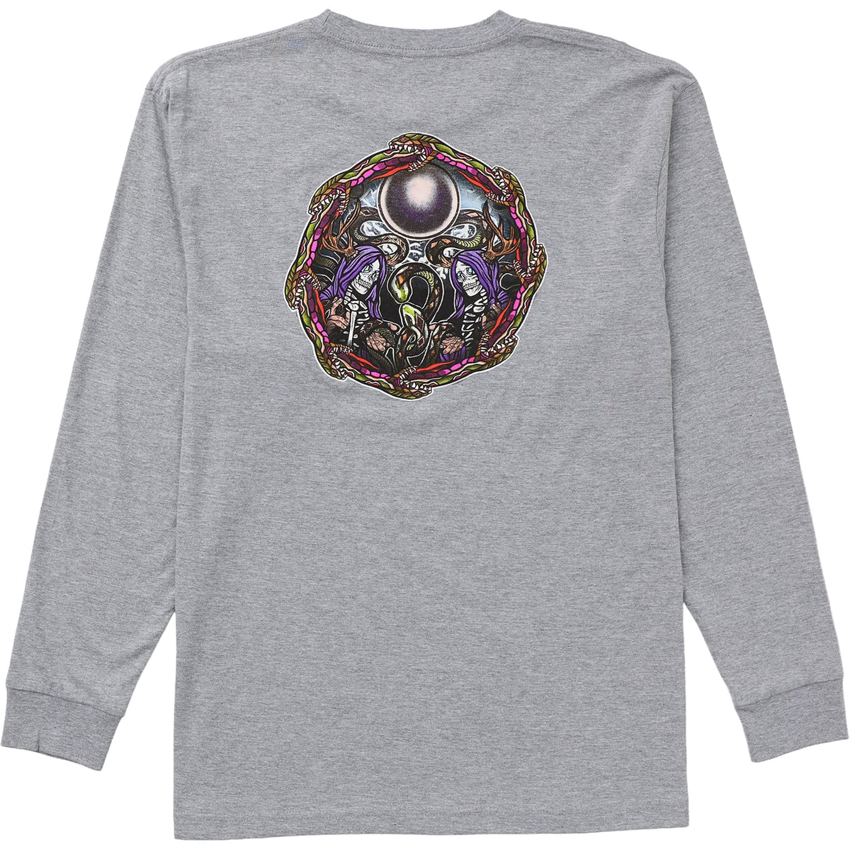 1910 Hidden Masters Long Sleeve T-Shirt Heather Grey T Shirt