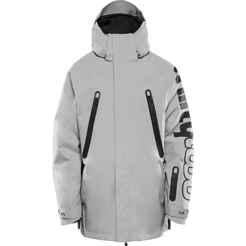 32 Deep Creek Parka Grey Black 2024 Mens Snowboard Coat