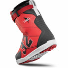 32 Lashed Zeb Double Boa Snowboard Boot Black Red 2026 Mens Boots