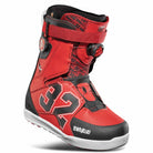 32 Lashed Zeb Double Boa Snowboard Boot Black Red 2026 Mens Boots
