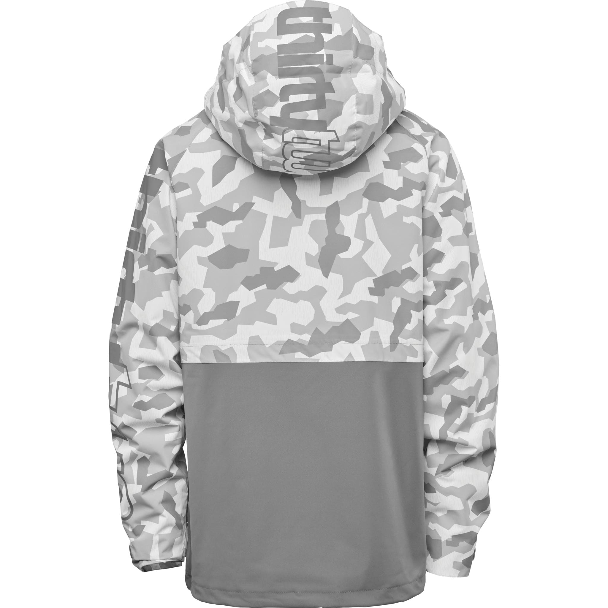 32 Light Anorak White Camo Mens Snowboard Coat