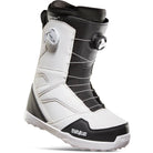 32 STW Double Boa White Black Snowboard Boots 2024 Mens Boots