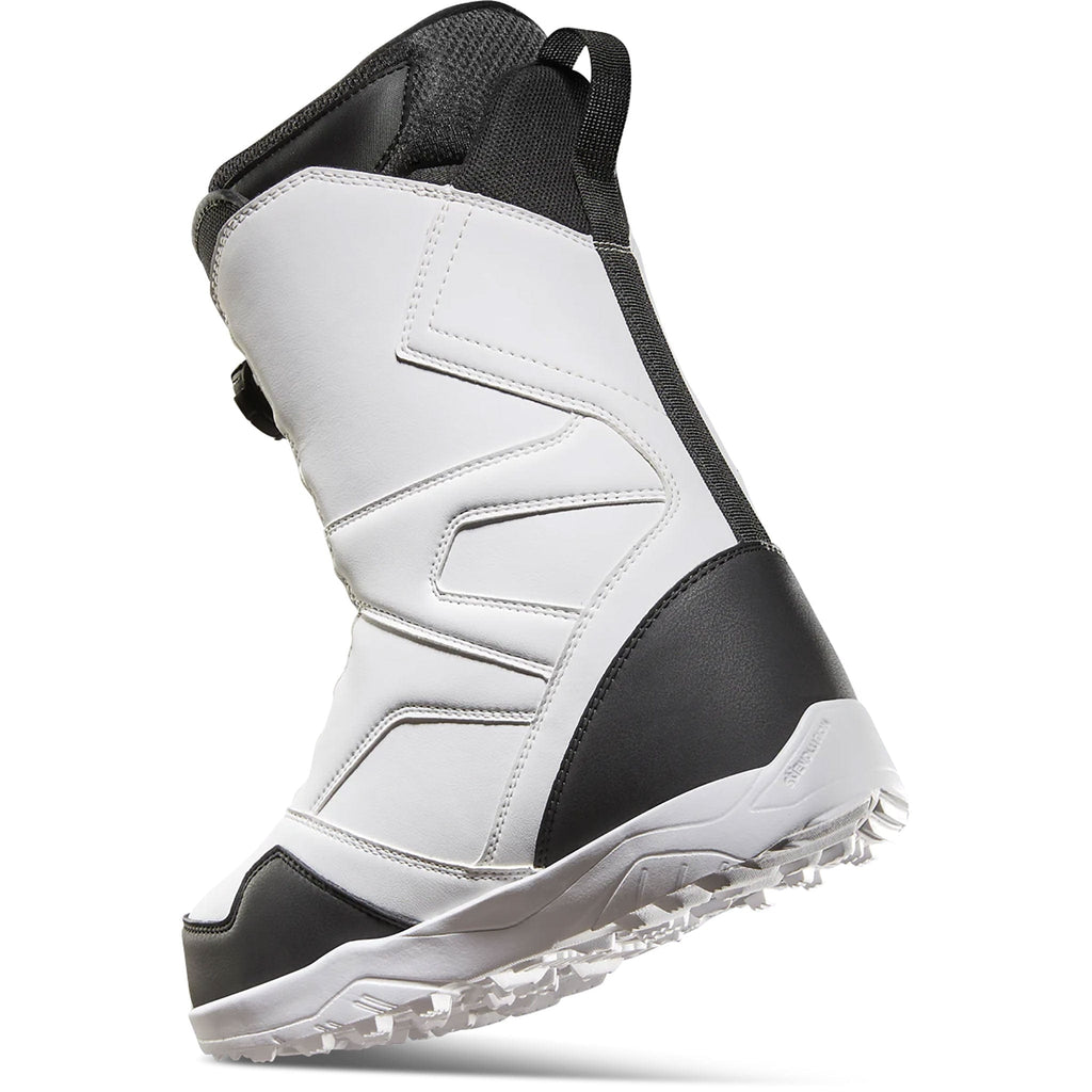 32 STW Double Boa White Black Snowboard Boots 2024 Mens Boots