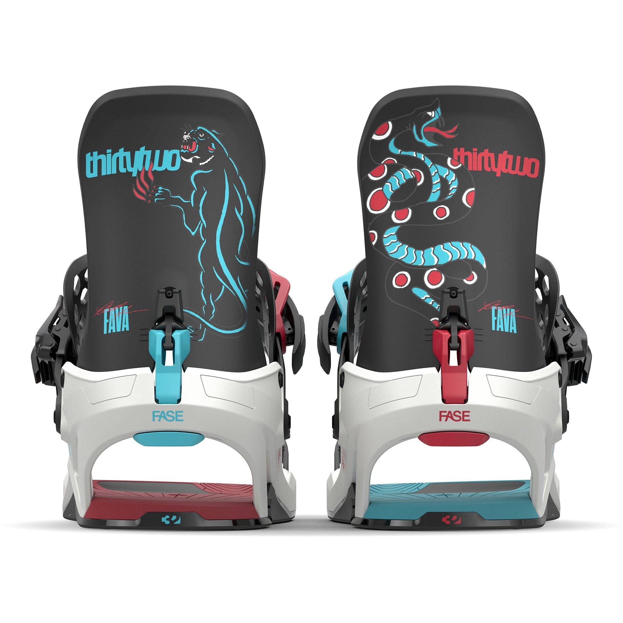 32 T32M Fase Snowboard Binding Fava Grey 2026 Fase