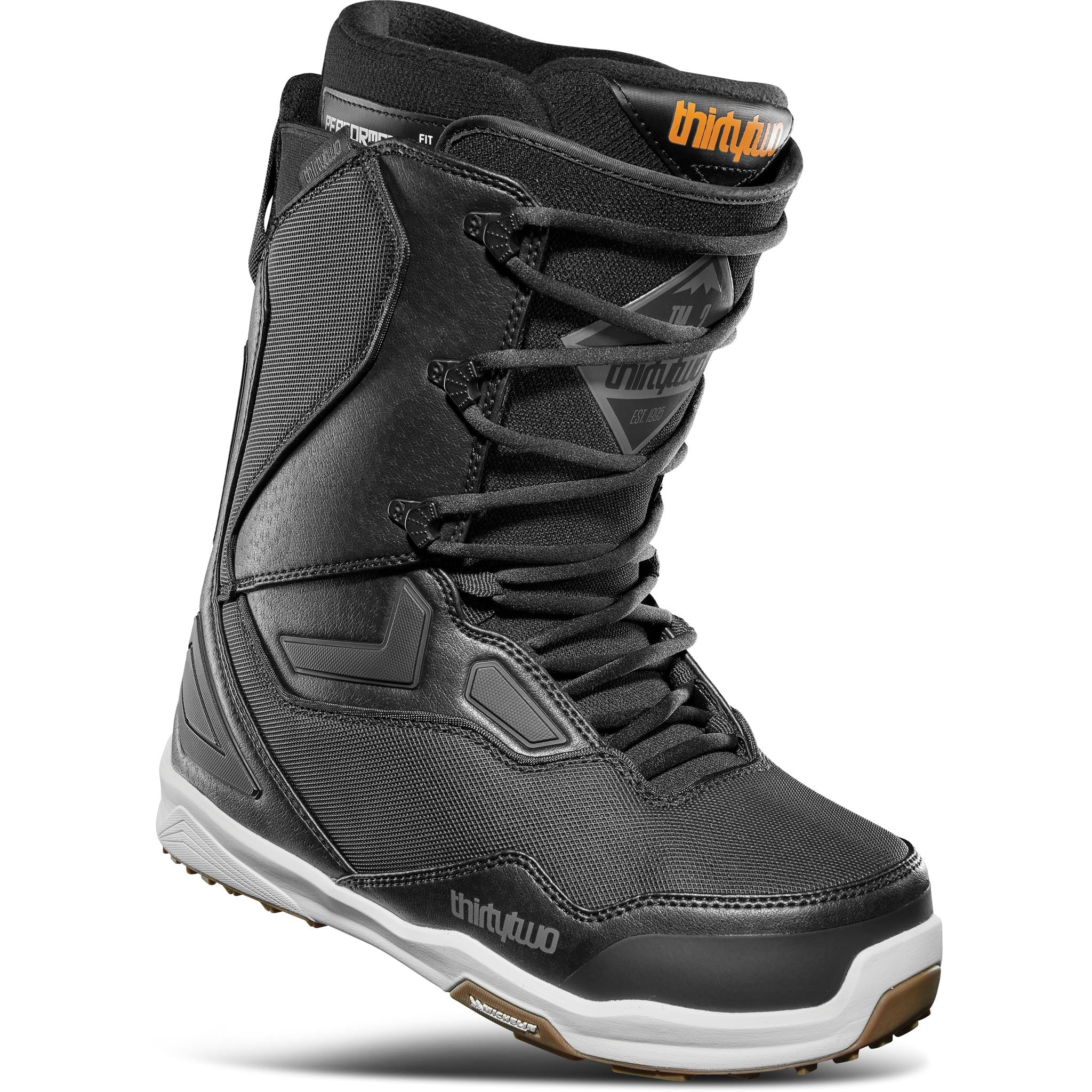 32 TM-2 Snowboard Boots Black White Gum 2025 Mens Boots