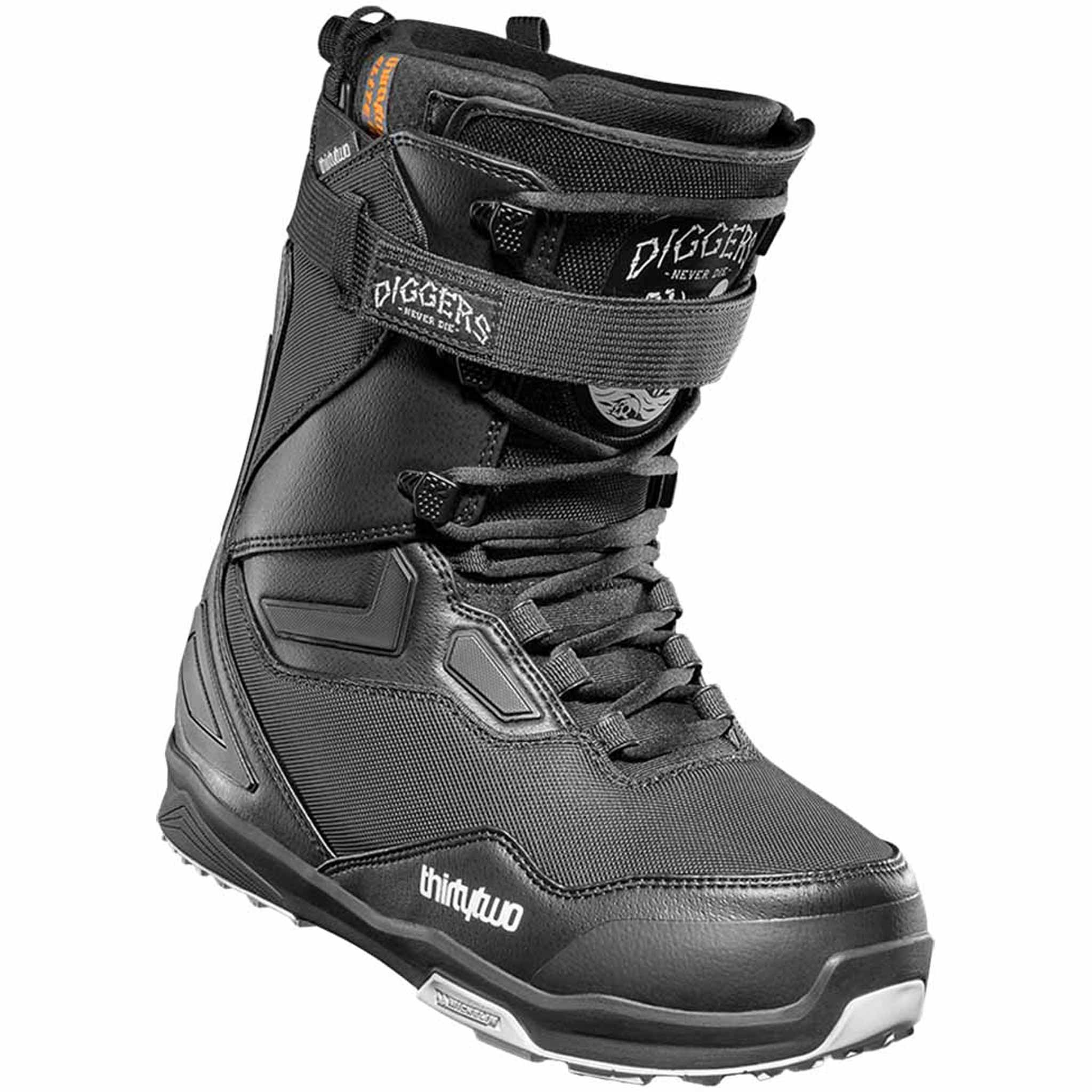 ThirtyTwo TM-2 XLT Diggers Snowboard Boot Black White 2026
