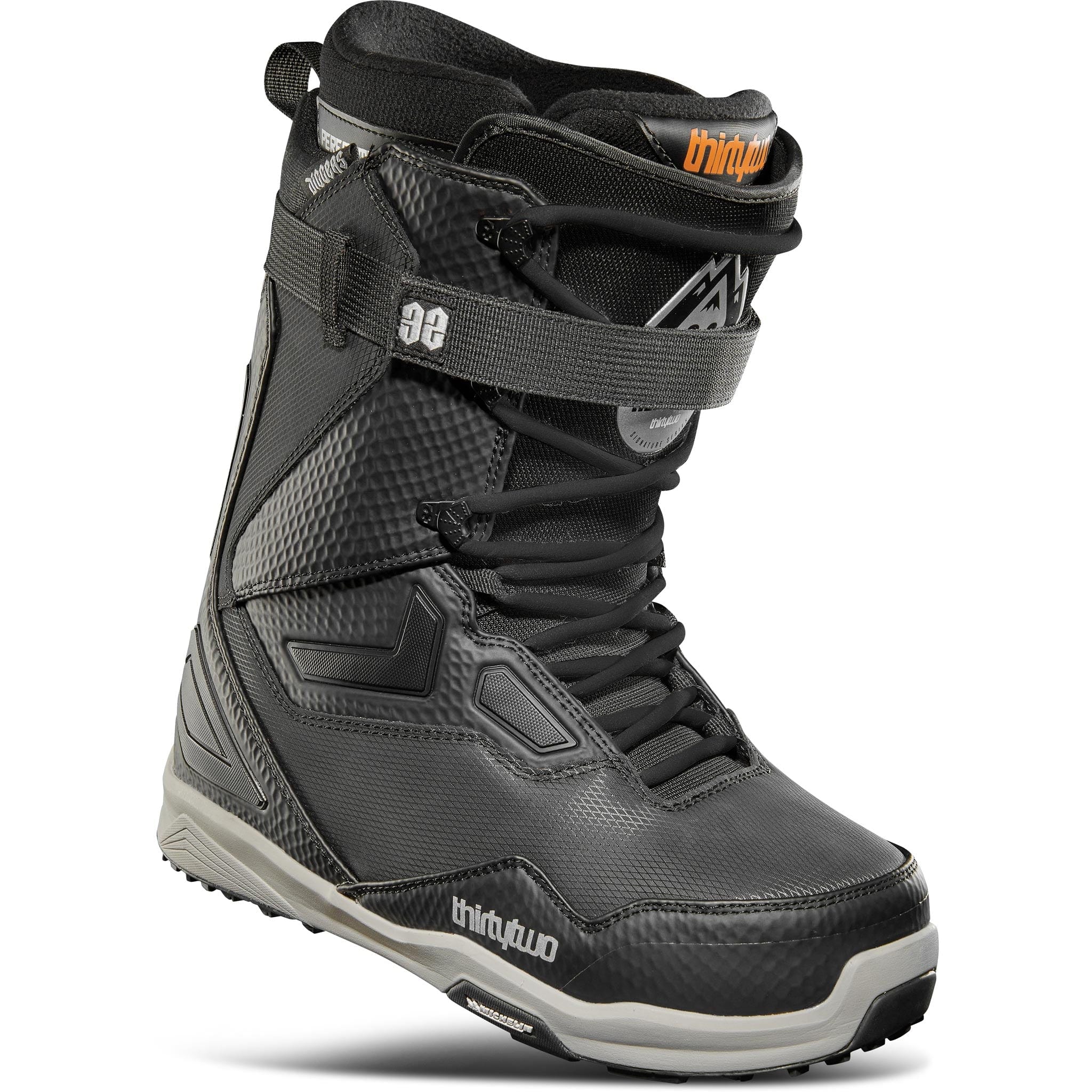 32 TM-2 XLT Helgason Snowboard Boots Black Silver 2025 Mens Boots