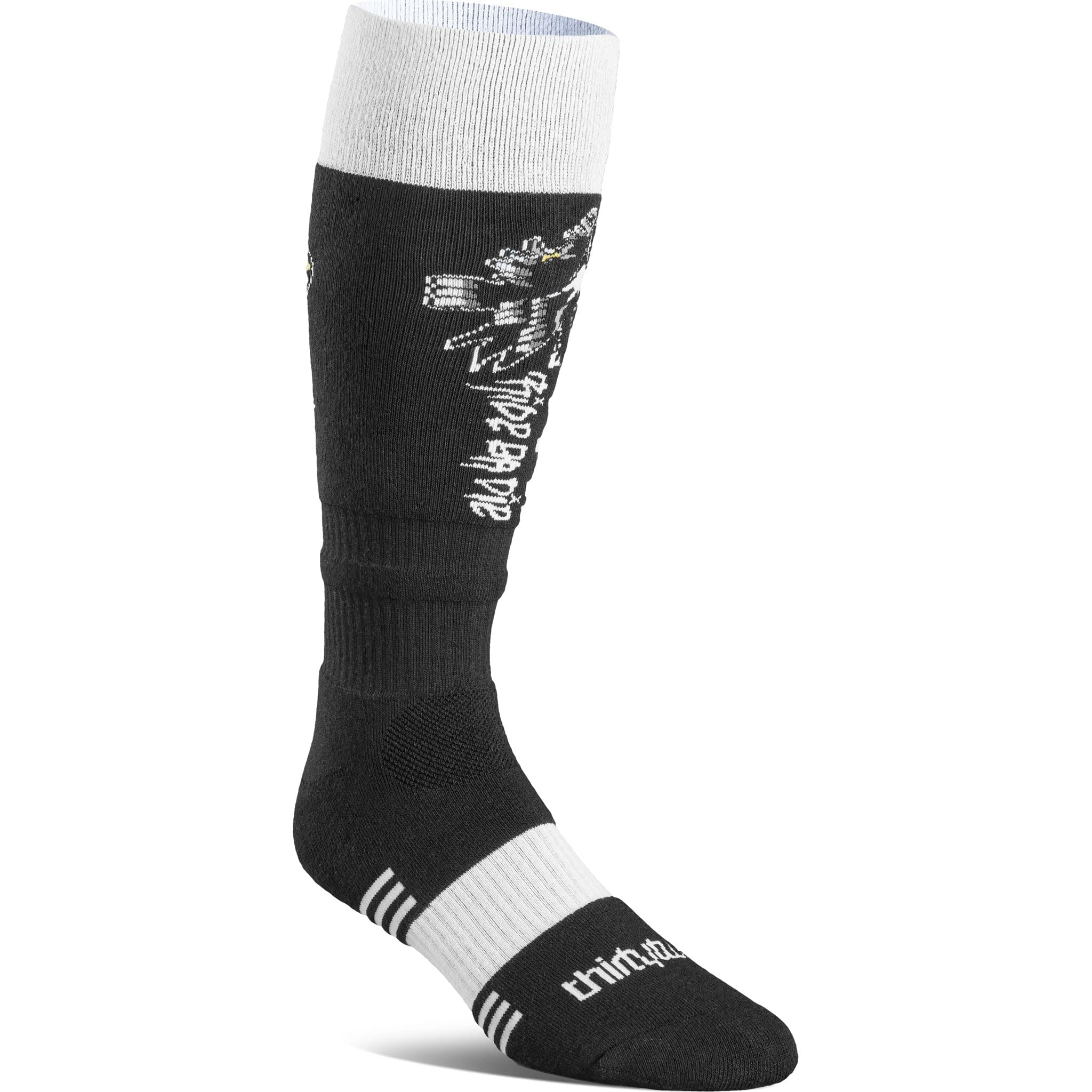 32 TM Coolmax Sock Black White Socks