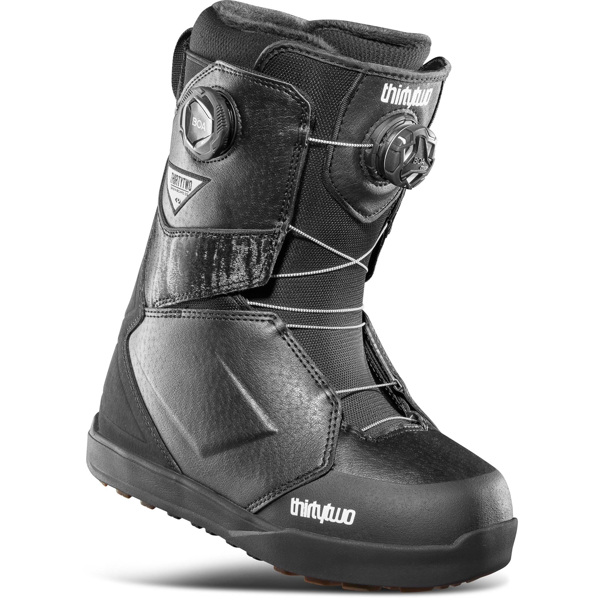 32 Womens Lashed Double Boa Snowboard Boots Black White Early Release 2025 Women's Boots