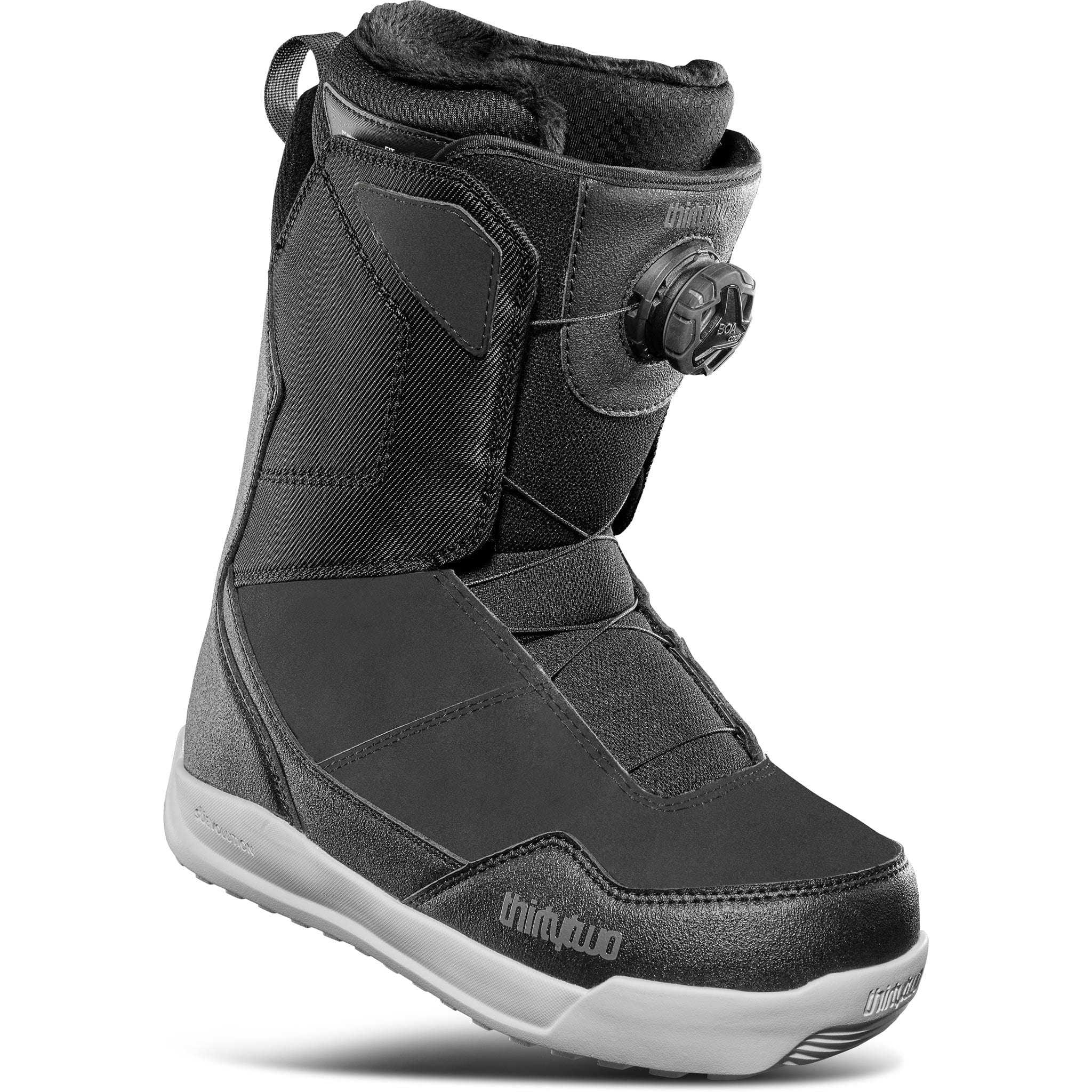 32 Womens Shifty Boa Snowboard Boots Black Grey White Early Release 2025 Women's Boots