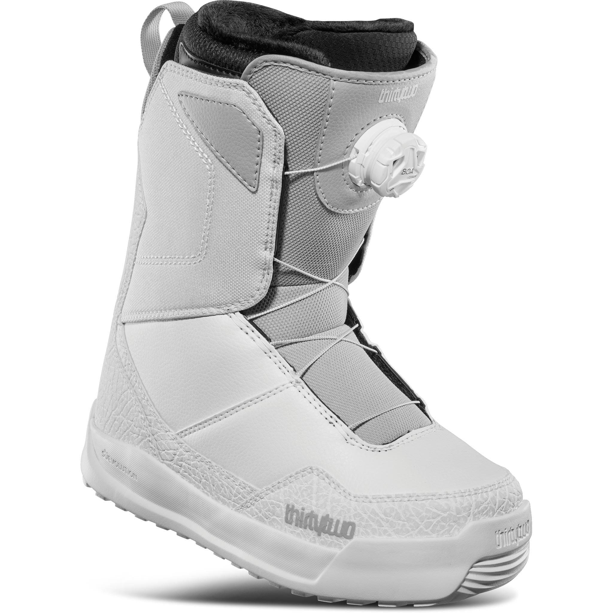 32 Womens Shifty Boa White Grey Snowboard Boots Early Release 2025 Women's Boots