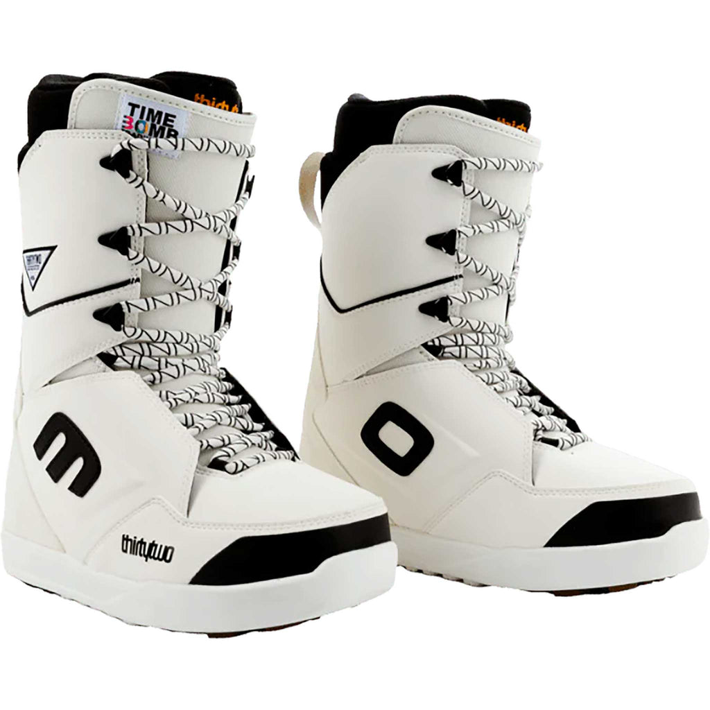 32 X Timebomb Lashed 30 Years White Snowboard Boots 2024 Mens Boots