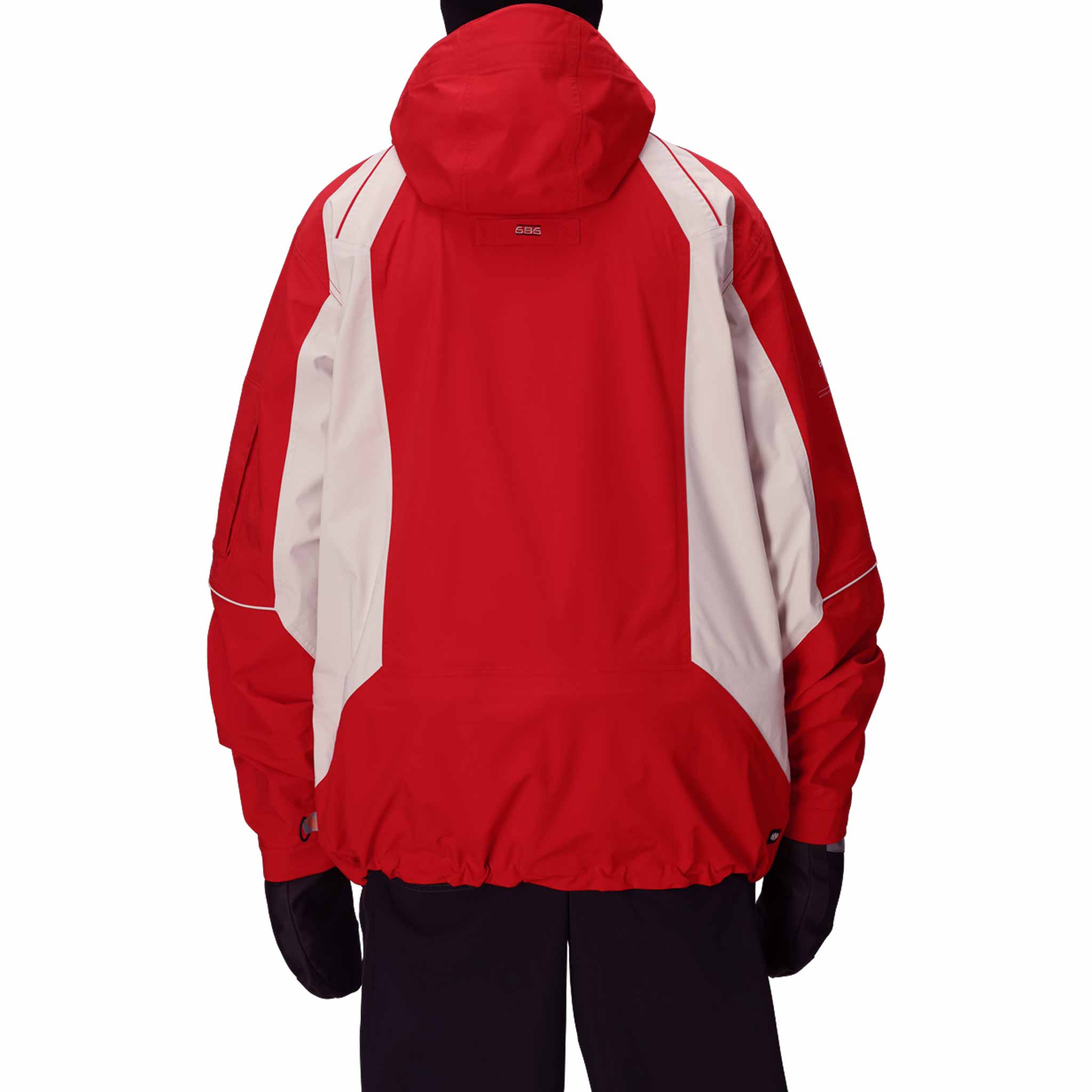 686 2002 X3 Shell Jacket True Red Colorblock 2026 Mens Snowboard Coat