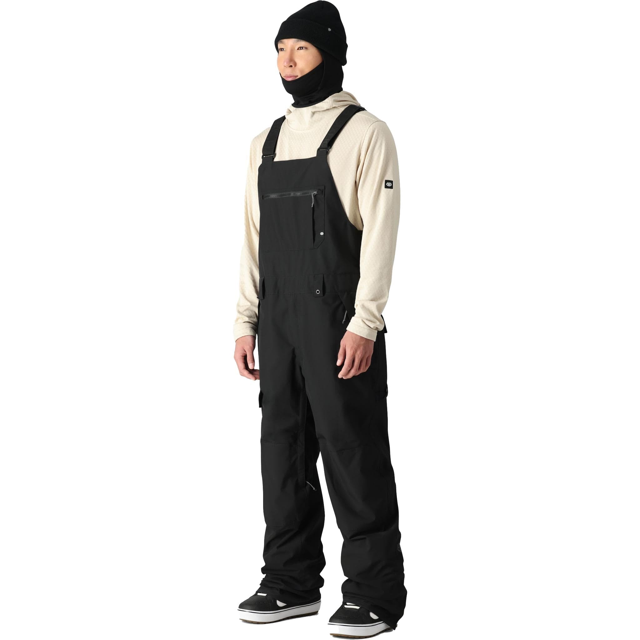 686 Hot Lap Insulated Bib Black 2025 - Sanction Skate And Snow
