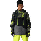 686 Boys' Geo Insulated Jacket Limestone Hemisphere Colourblock Youth Jackets