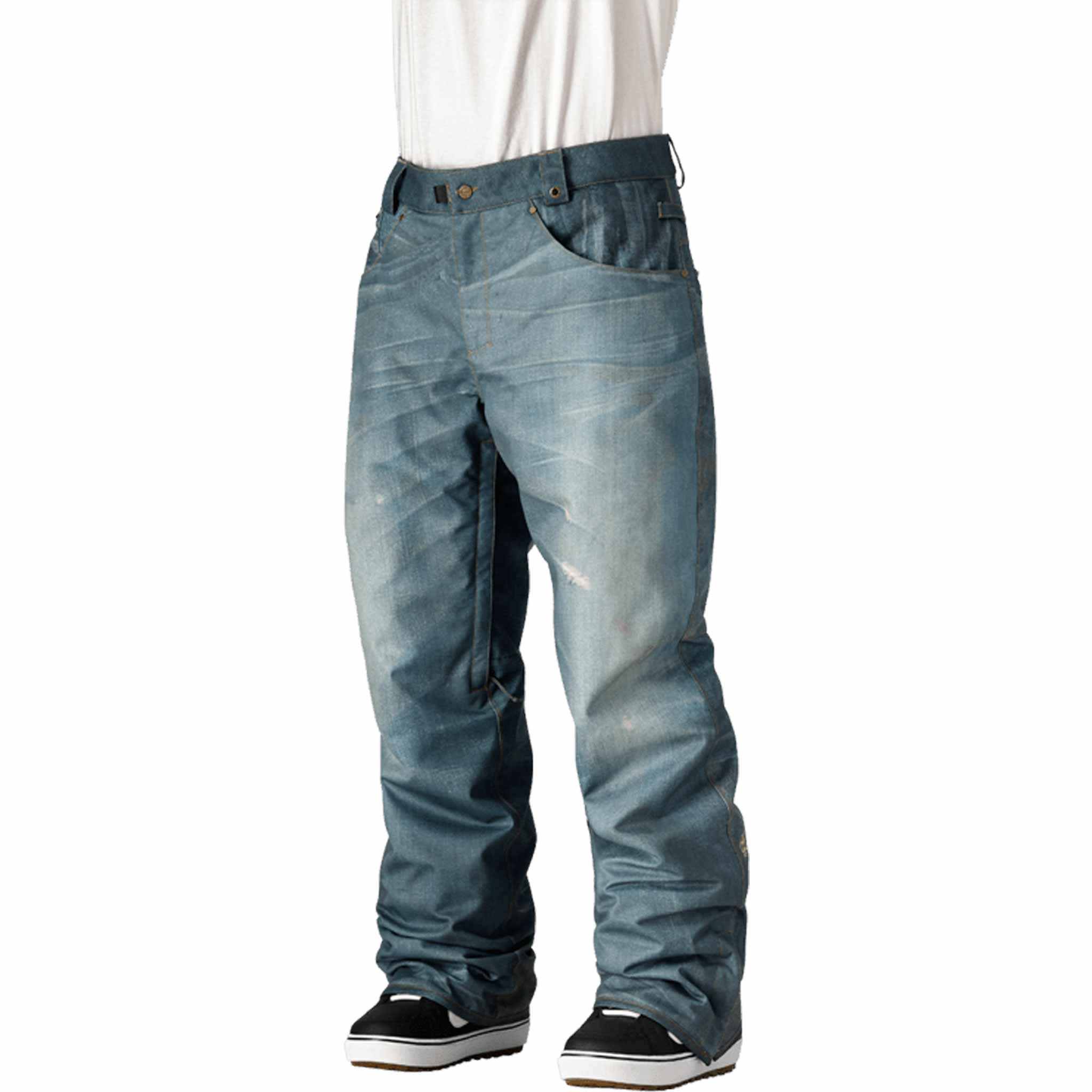 686 Deconstructed Denim Insulated Pant Indigo Denim 2026 Mens Snowboard Pants
