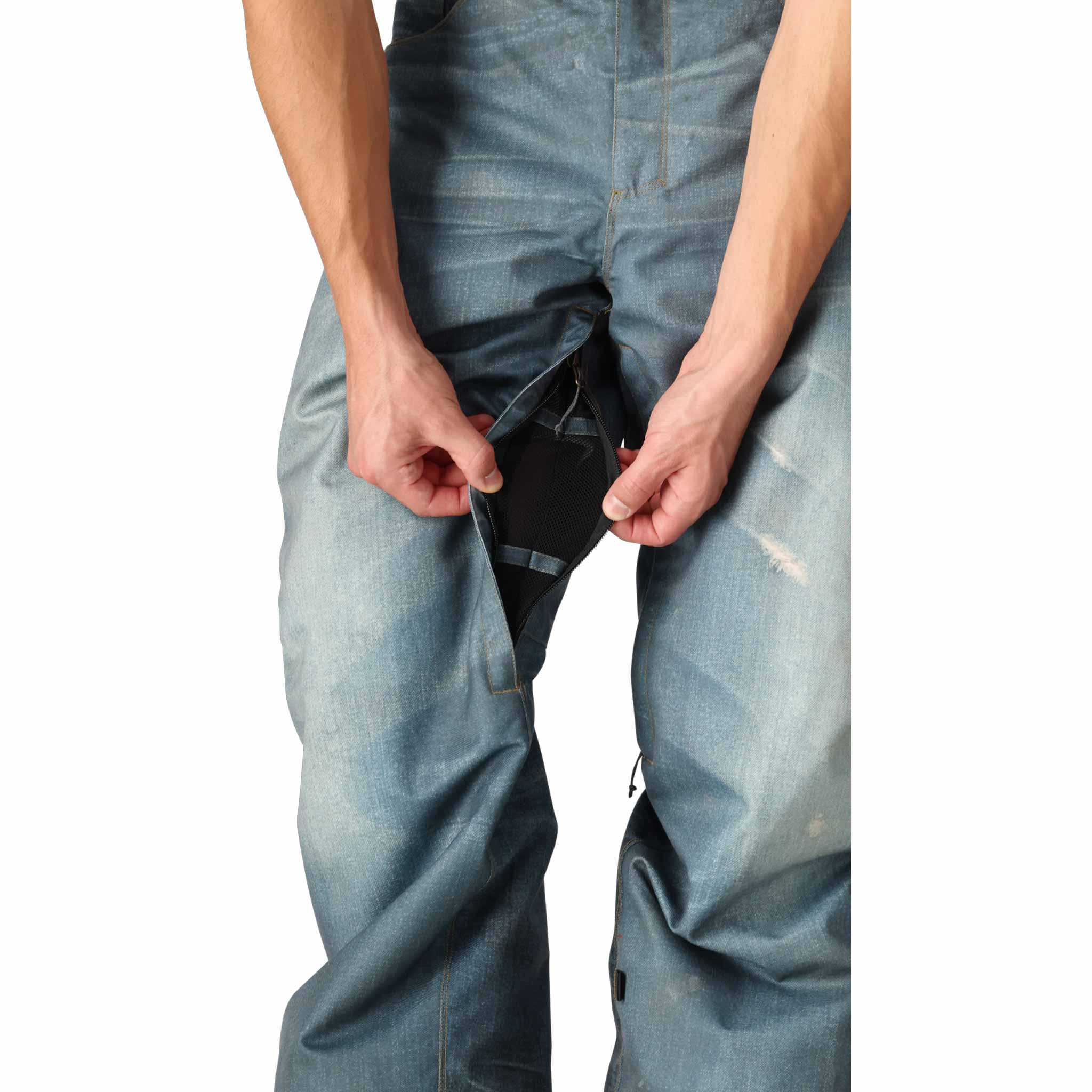 686 Deconstructed Denim Insulated Pant Indigo Denim 2026 Mens Snowboard Pants