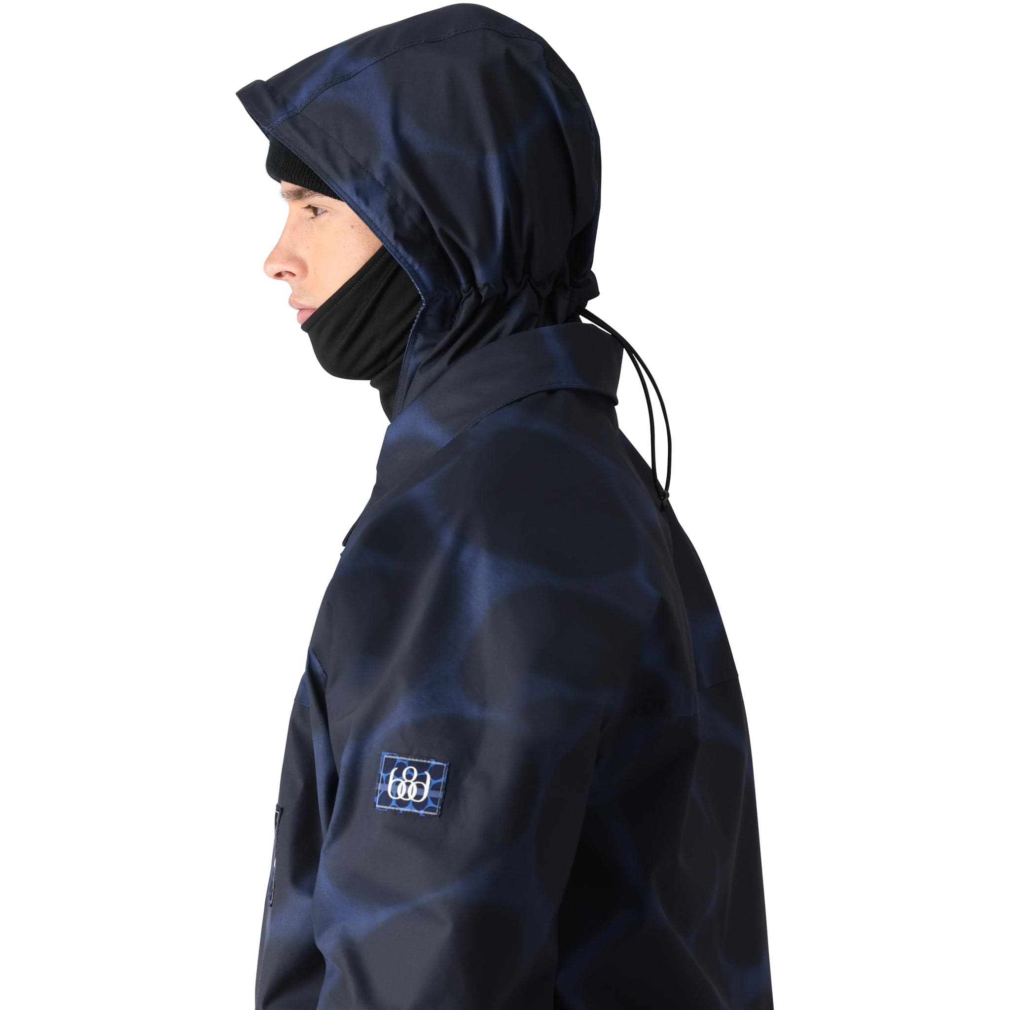 686 Dojo Jacket Blue Airbrush 2025 Mens Snowboard Coat